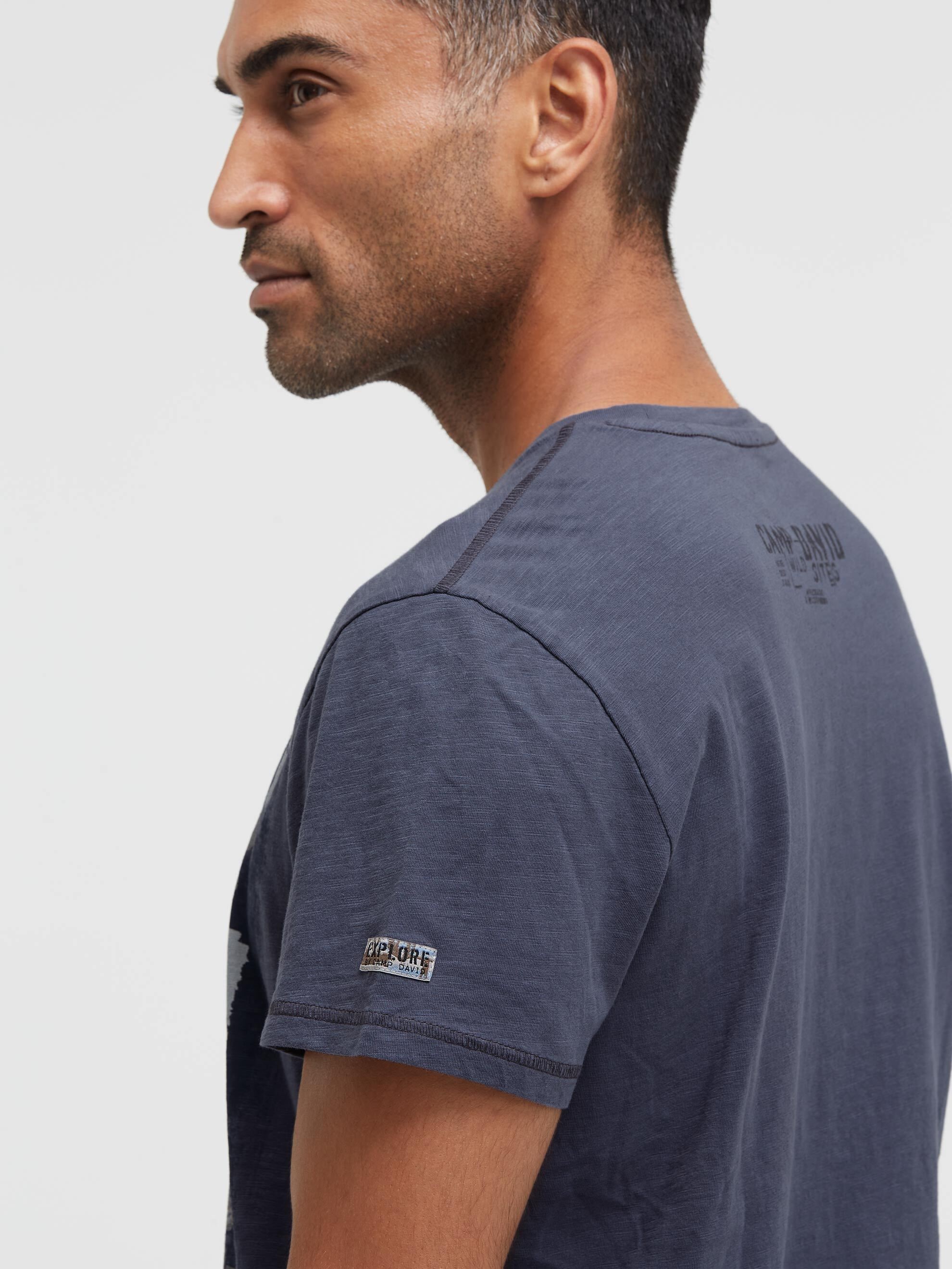 CAMP DAVID Rundhalsshirt aus Baumwolle
