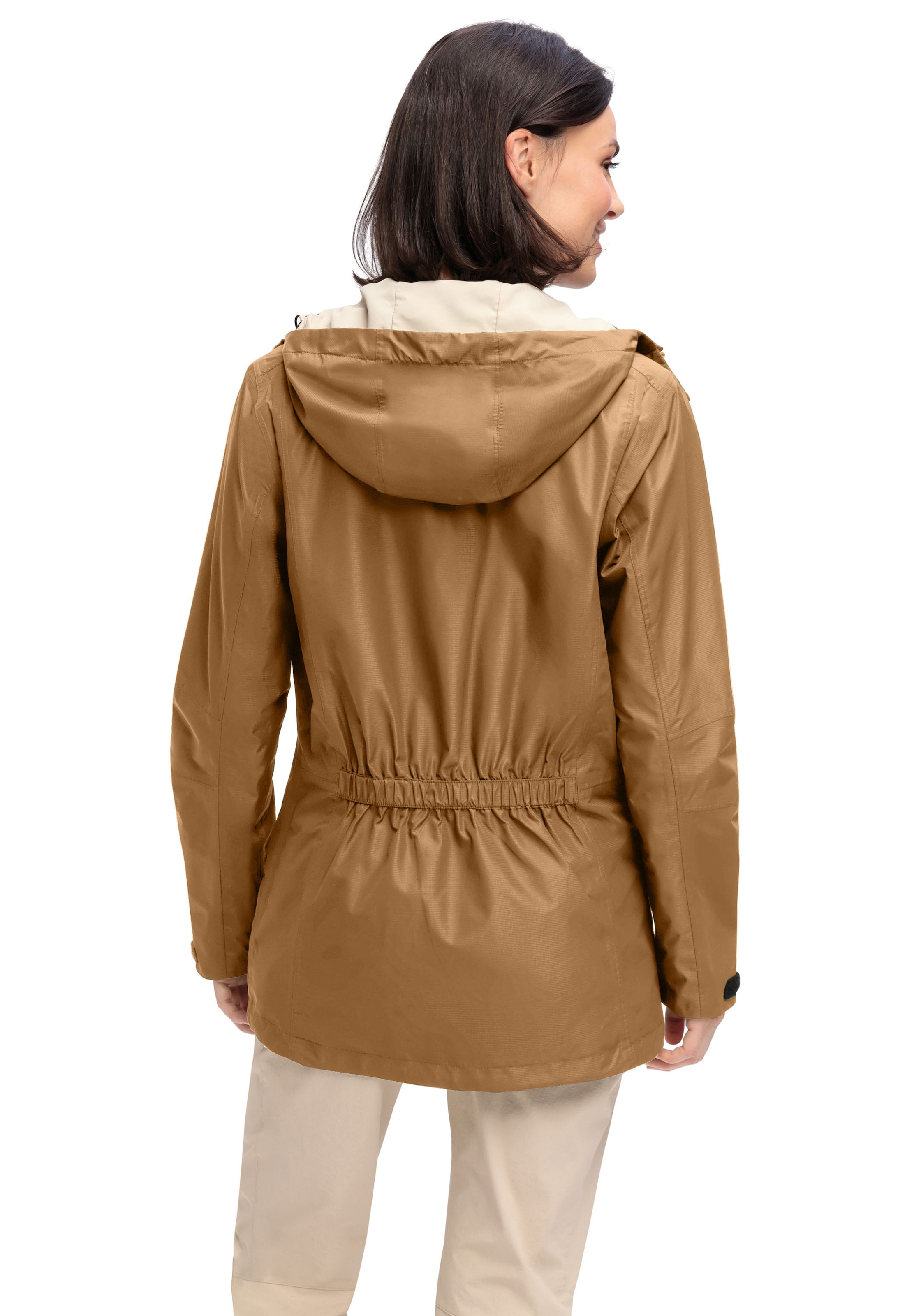 Maier Sports Allwetterjacke »Da-Jacke mTEX Brocken Long W«, (1 St.), mit Kapuze