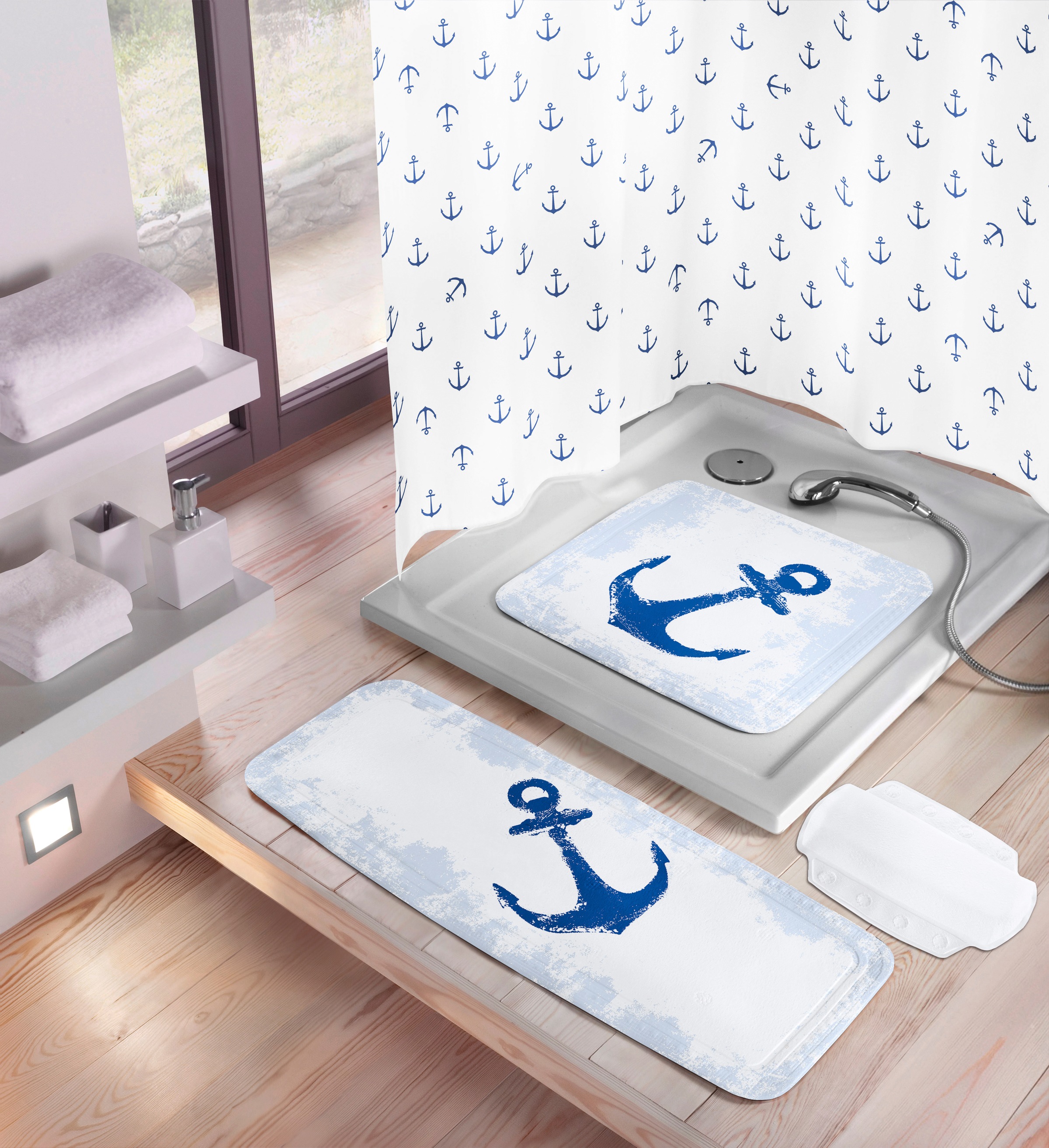 Kleine Wolke Wanneneinlage "Anchor" günstig online kaufen