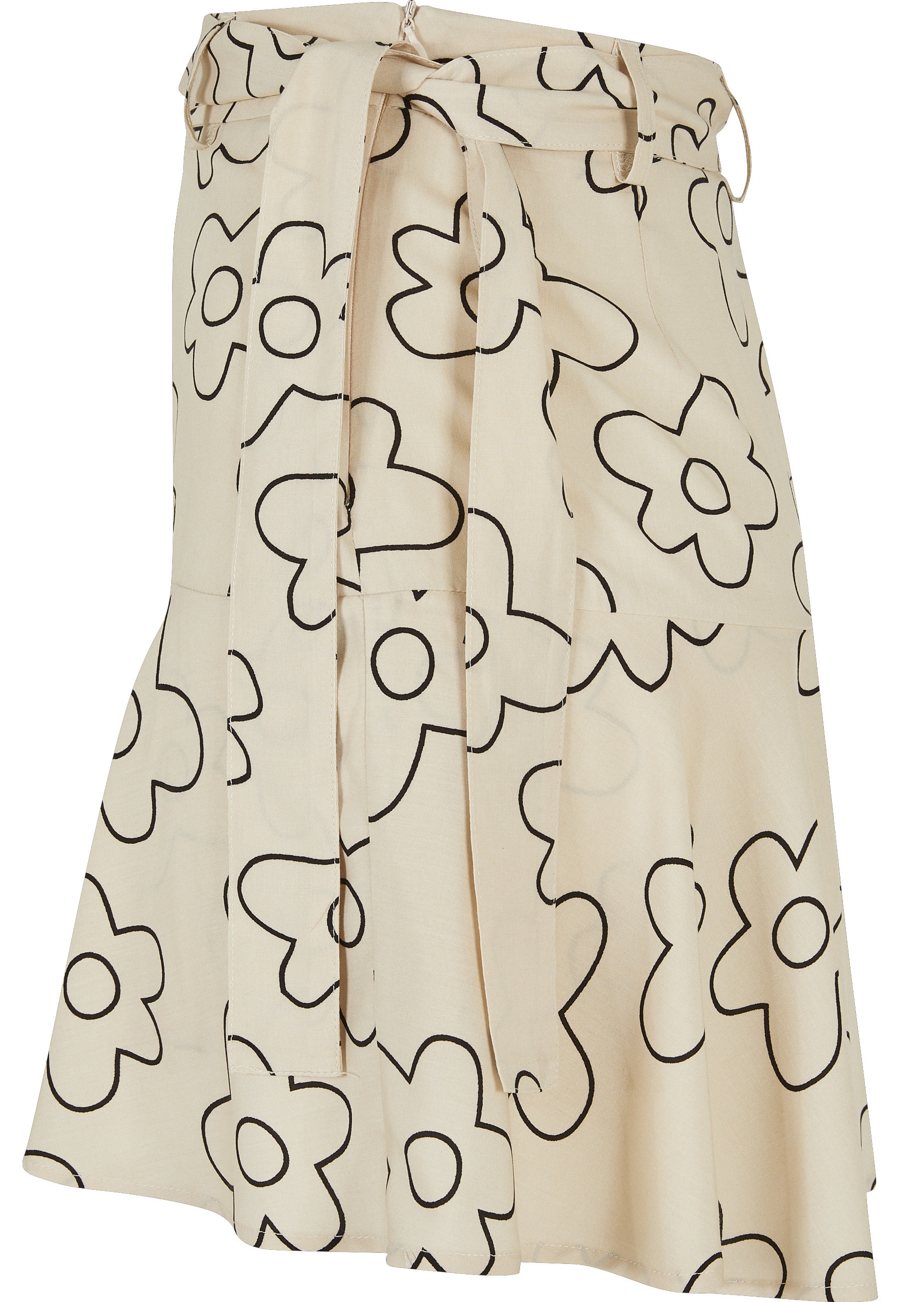 URBAN CLASSICS Jerseyrock »Urban Classics Damen Ladies Viscose Mini Skort« 1 Stk.