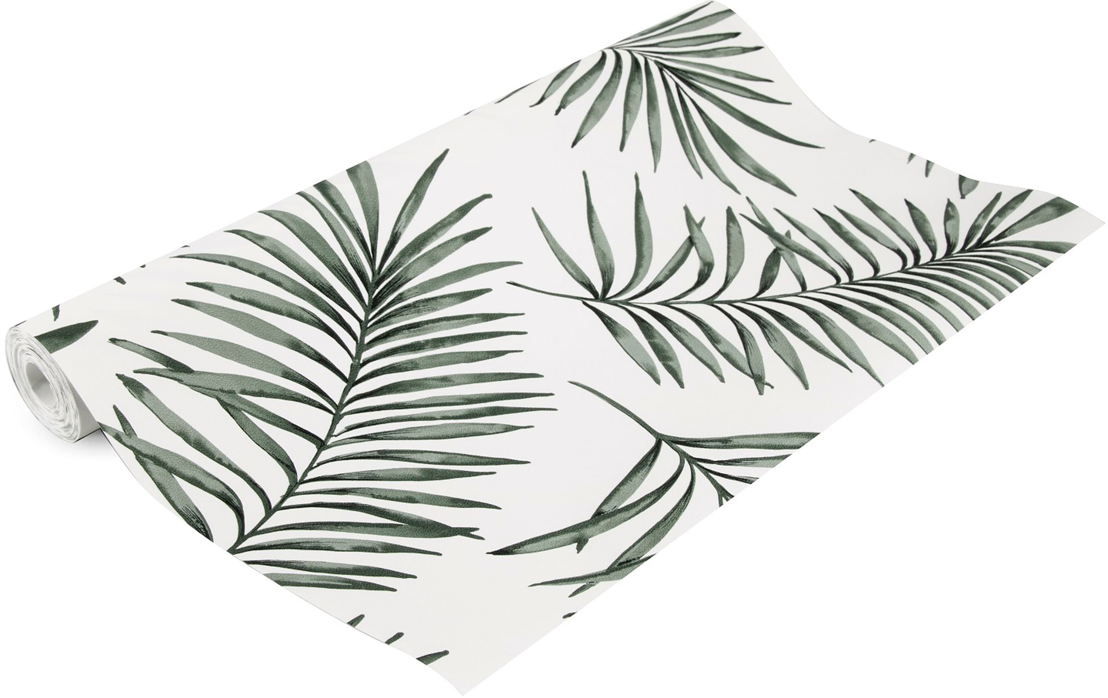 Superfresco Easy Vliestapete "Sandy" botanisch geprägt Grün - 10mx52cm