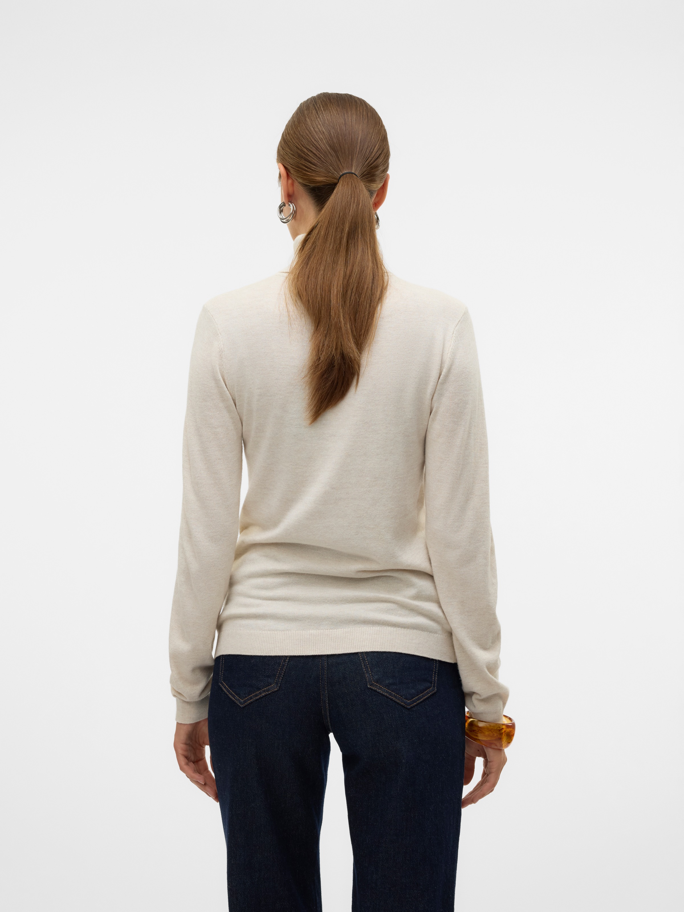 Vero Moda Strickpullover »VMIRIS LS ROLLNECK PULLOVER GA NOOS«