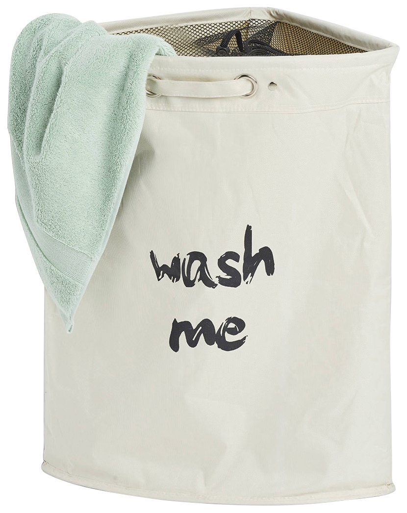 Zeller Present Wäschesack »Wäschekorb, Wash me«, BxTxH: 34x34x56 cm kaufen  | BAUR