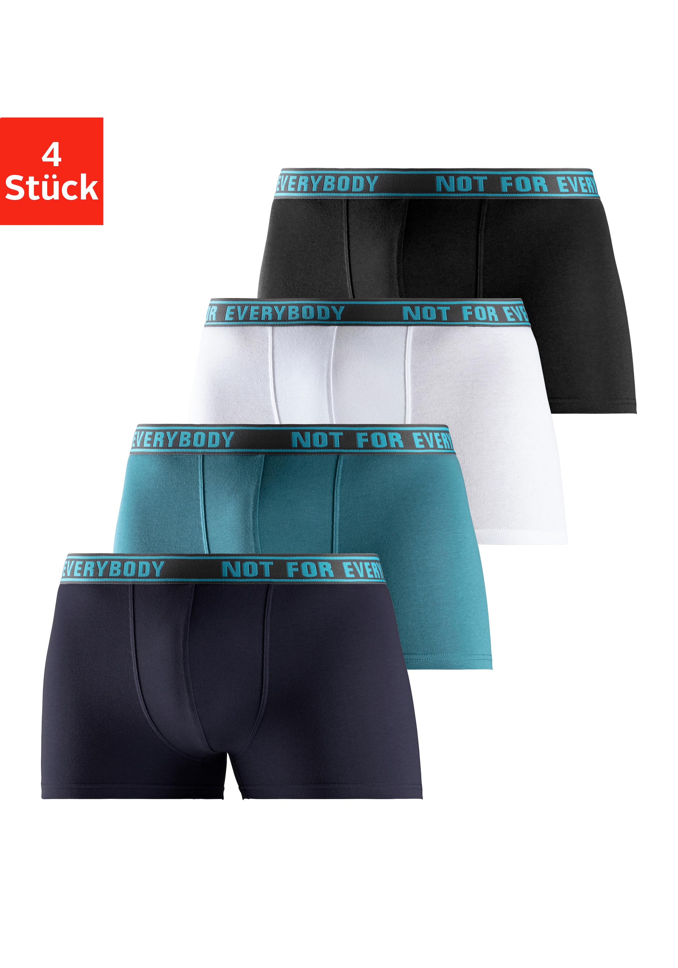 Bruno Banani Boxer "Boxershorts für Herren" Packung, 4 Stk. mit Schriftzug günstig online kaufen