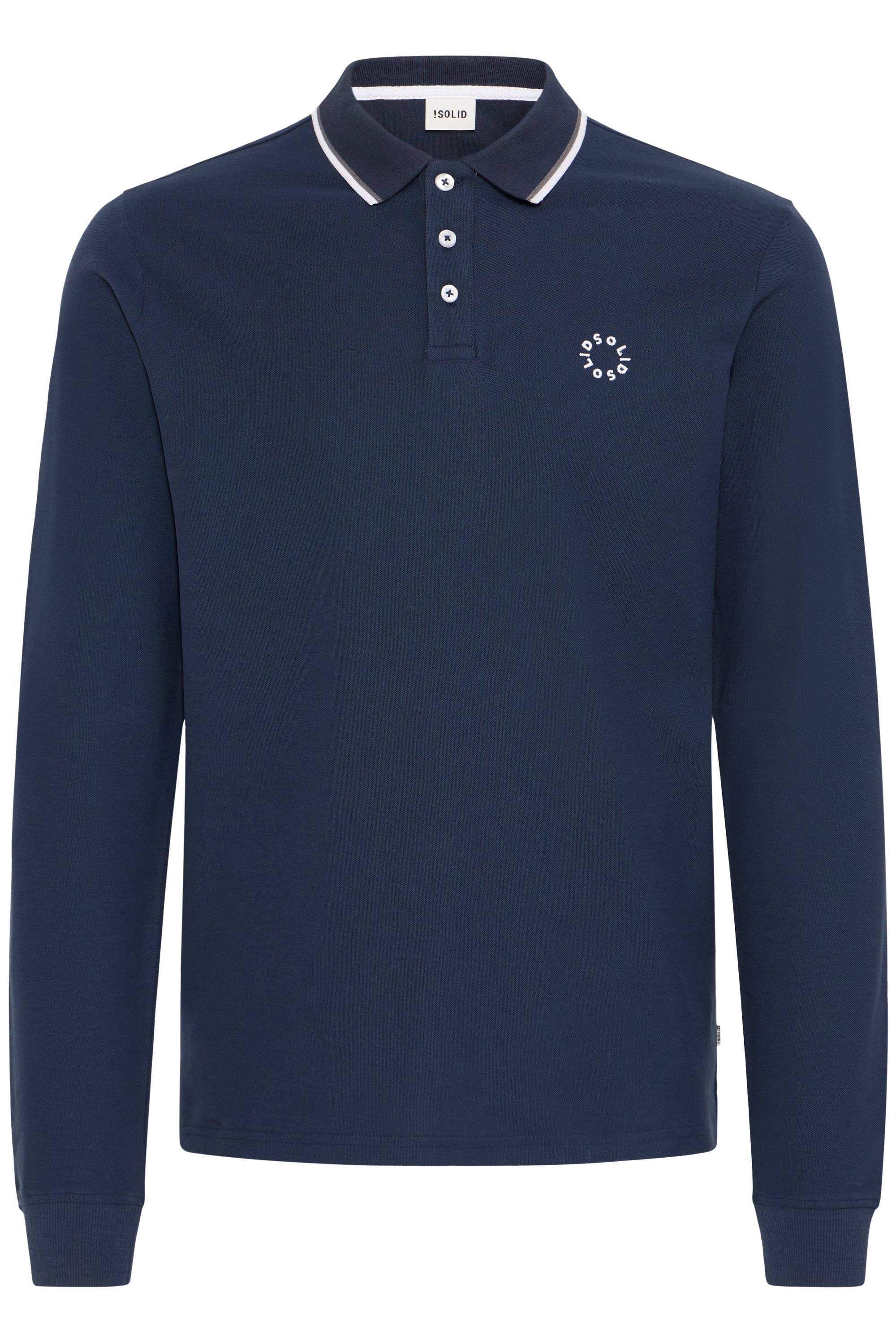Solid Langarm-Poloshirt "Langarm-Poloshirt SDHANGOR" günstig online kaufen