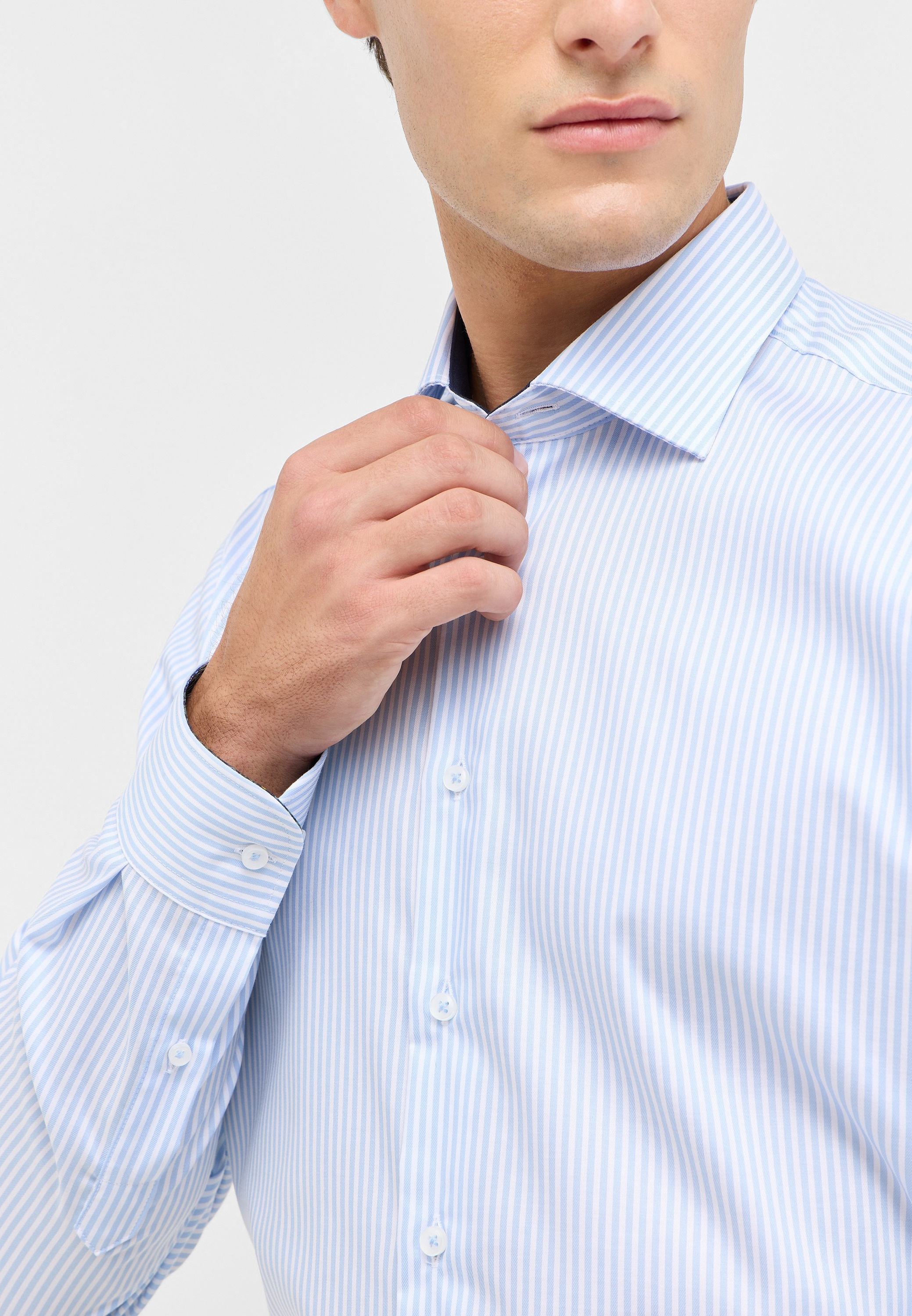 Thumbnail - Eterna Langarmhemd "SLIM FIT" NON IRON (bügelfrei)