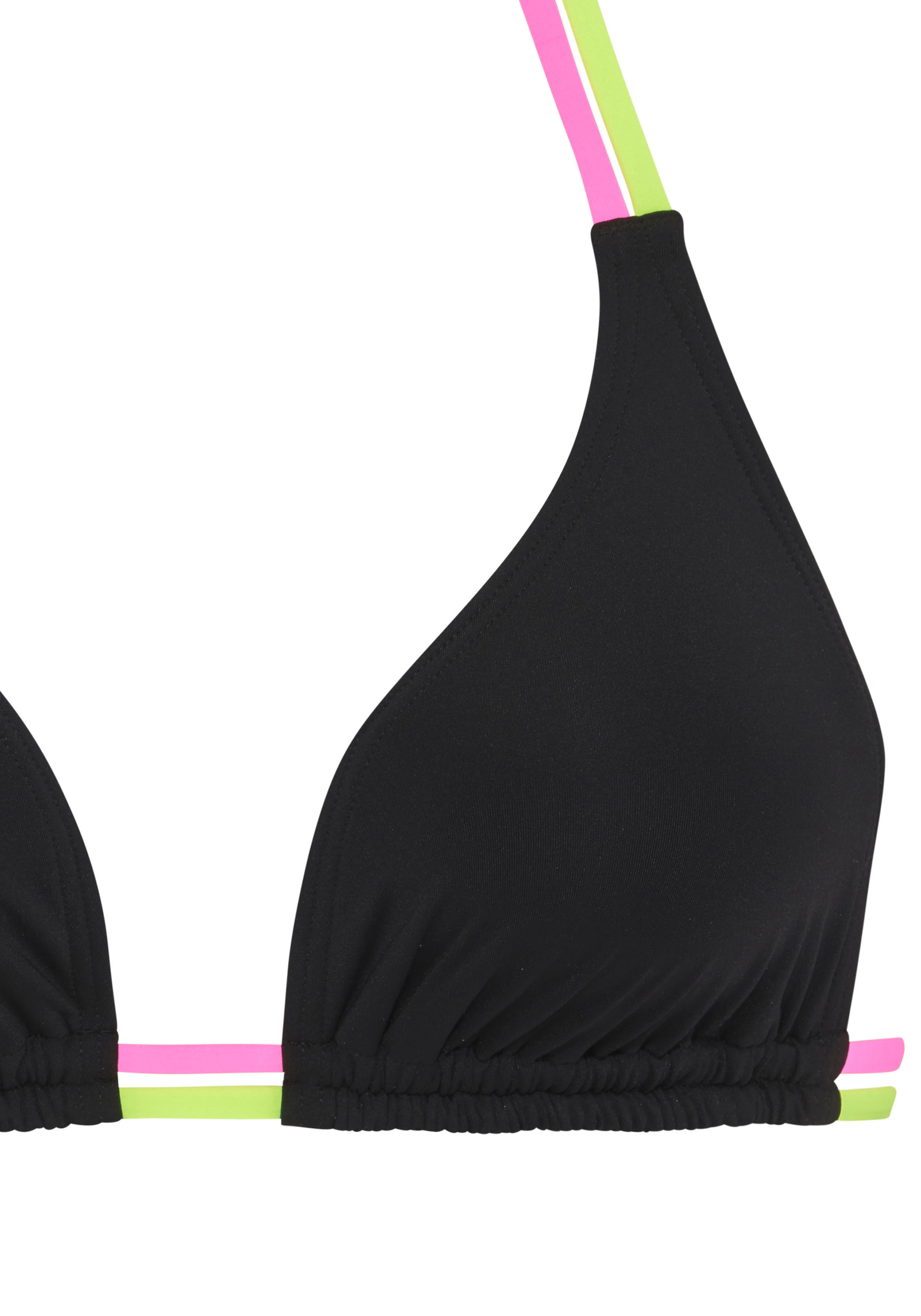 Buffalo Triangel-Bikini-Top »Pop«, Mit kontrastfarbigen Doppelträgern