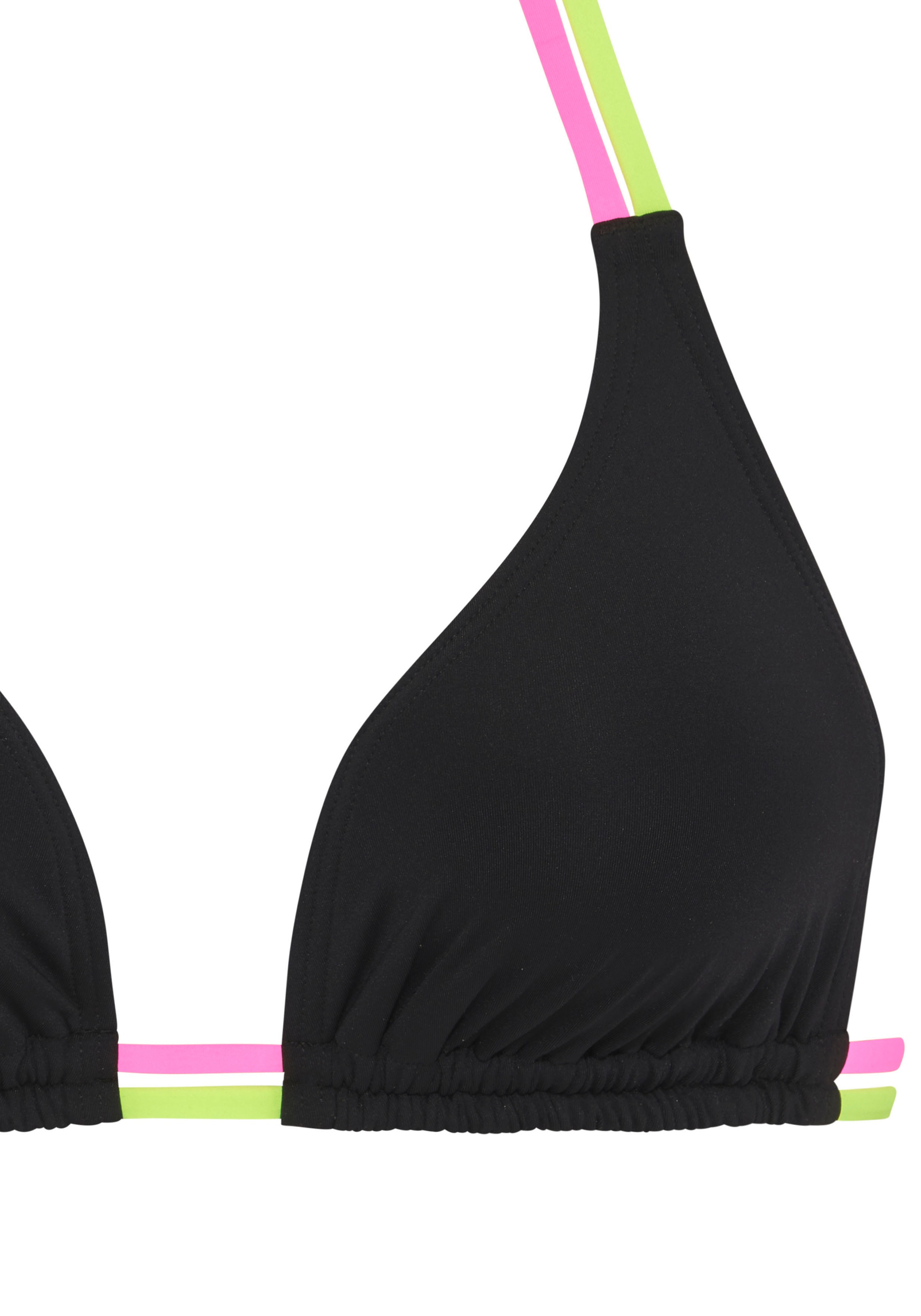 Thumbnail - Buffalo Triangel-Bikini-Top "Pop", Mit kontrastfarbigen Doppelträgern