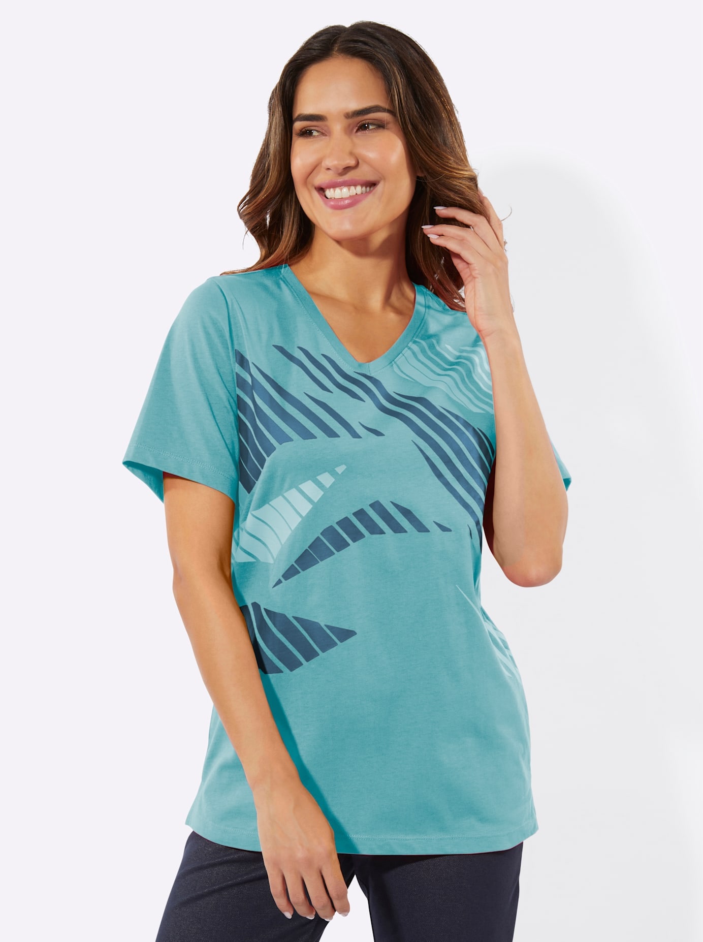 Kurzarmshirt "Freizeitshirt" 1 tlg. günstig online kaufen