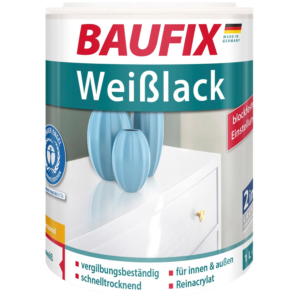 Baufix Weißlack »Weißlack seidenglänzend«