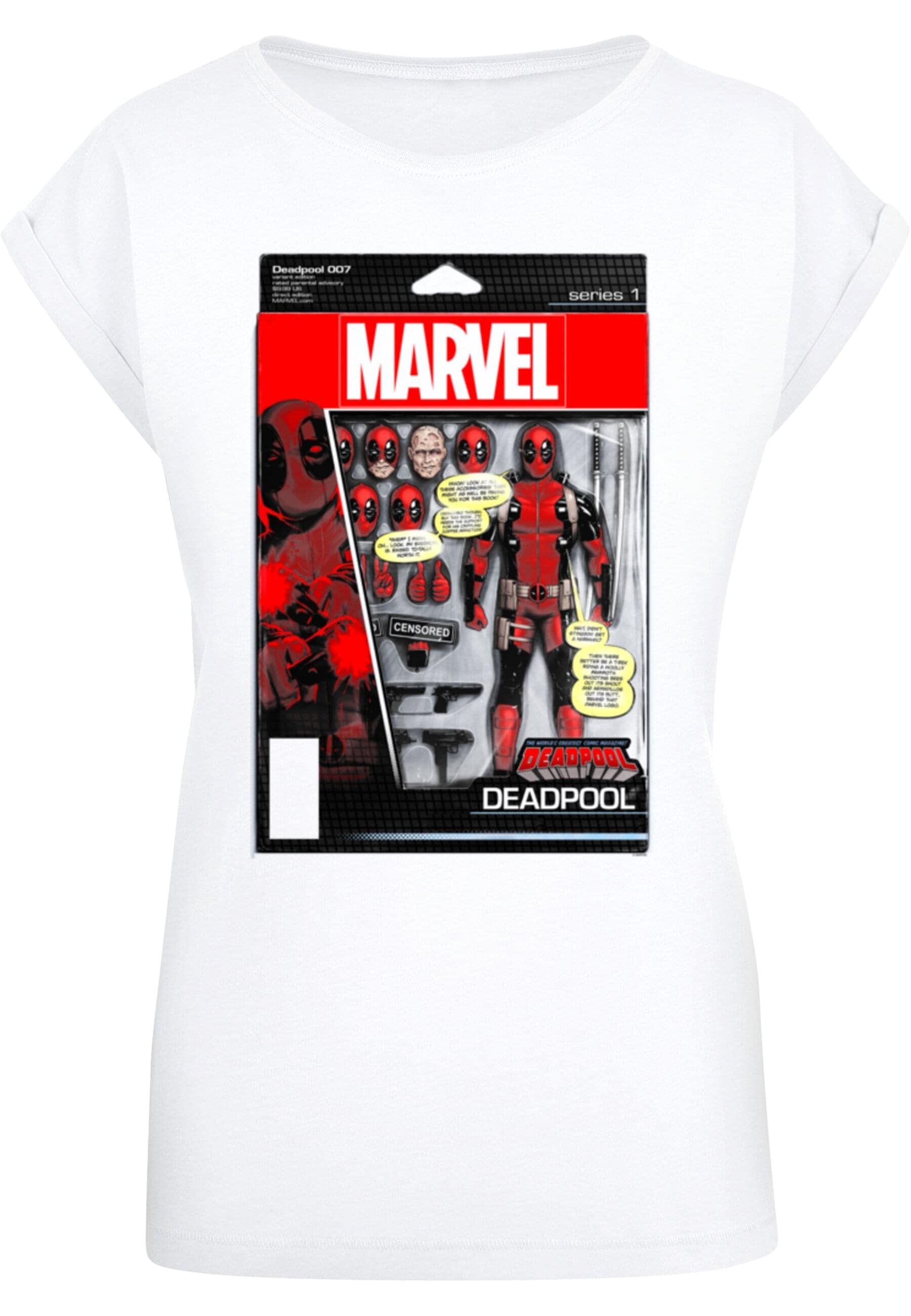 ABSOLUTE CULT T-Shirt "ABSOLUTE CULT Damen Ladies Deadpool - Action Figure günstig online kaufen