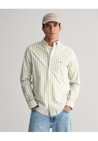 Langarmhemd »REG WIDE POPLIN STRIPE SHIRT«