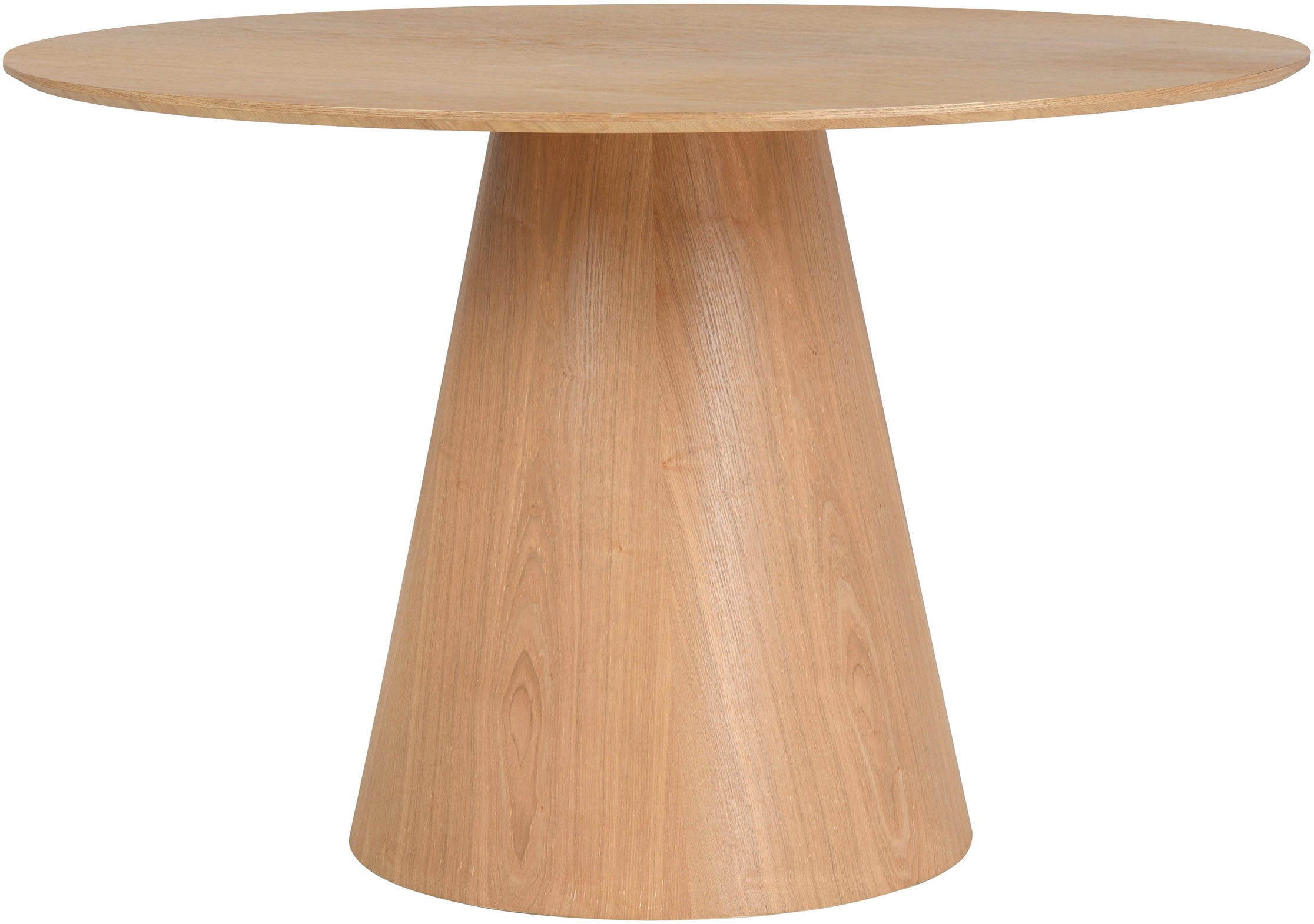 byLIVING Esstisch »Rond«, mit Echtholz-Furnier Eiche natur,rund, Durchmesser 120 cm
