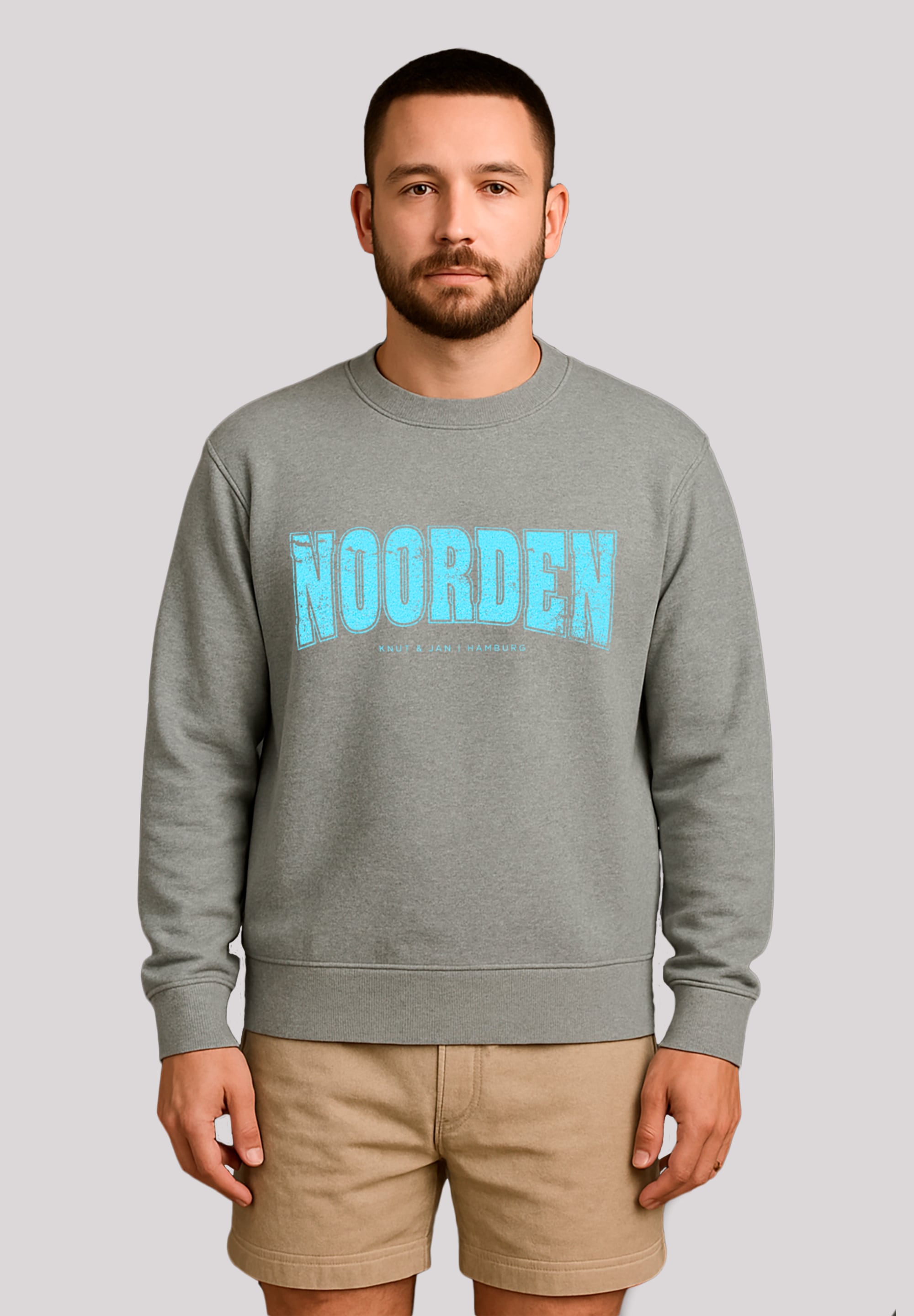 F4NT4STIC Sweatshirt "Knut & Jan Hamburg Noorden Collegiate", Premium Quali günstig online kaufen
