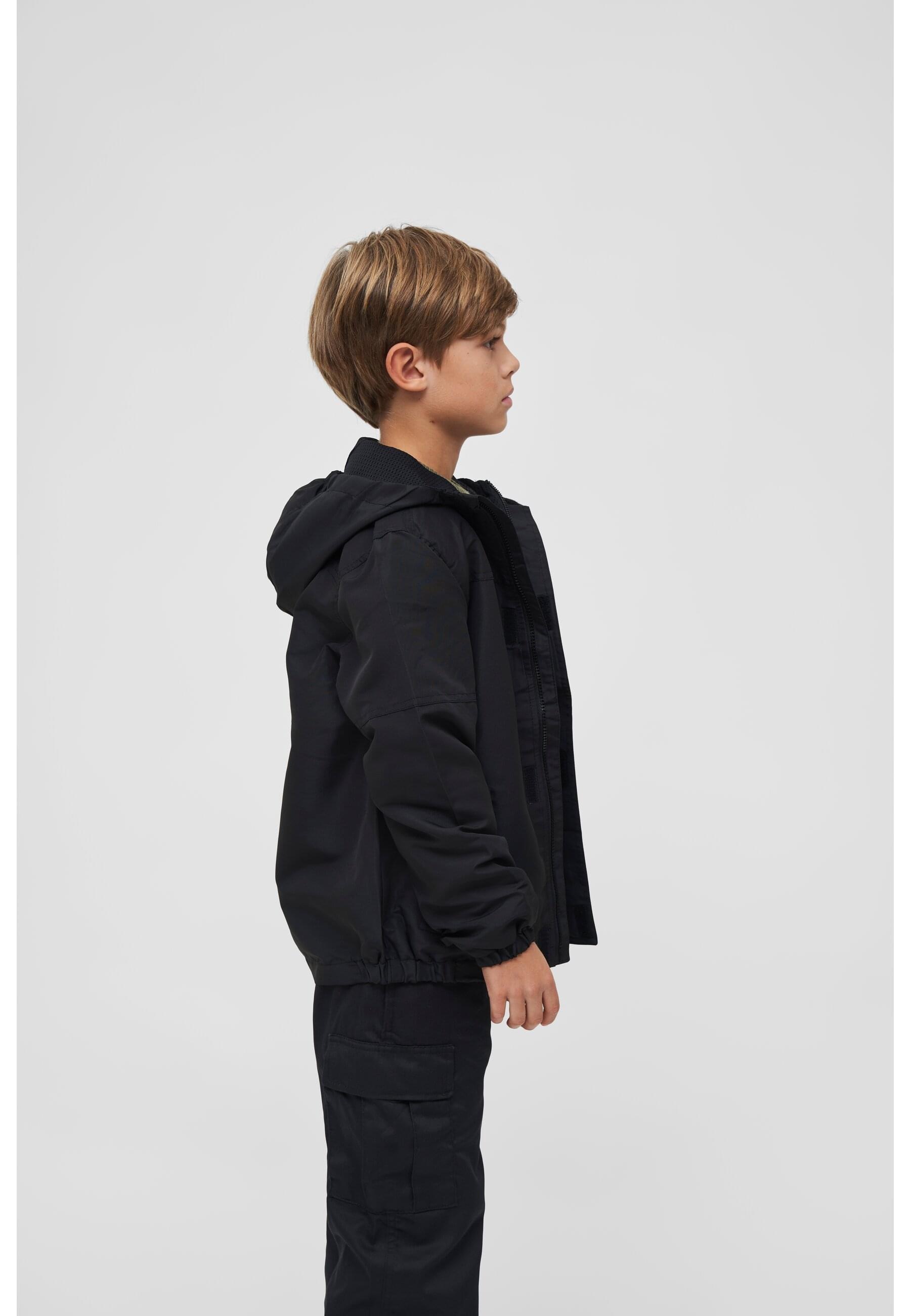 Brandit Allwetterjacke »Brandit Herren Kids Summer Windbreaker Frontzip«, (1 St.), mit Kapuze