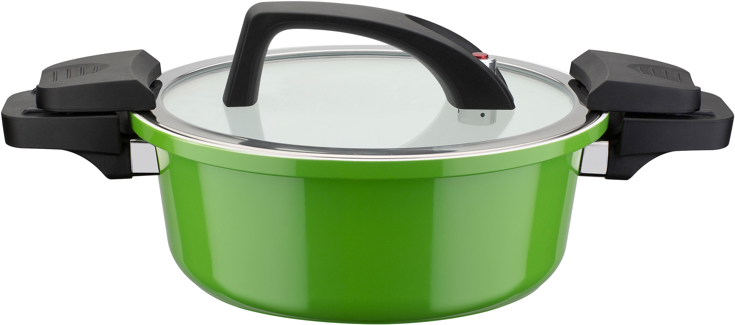 Dampfgartopf »Ceramica green«, Aluminium, (1 tlg.), Dampfkochtopf, mehrfache...