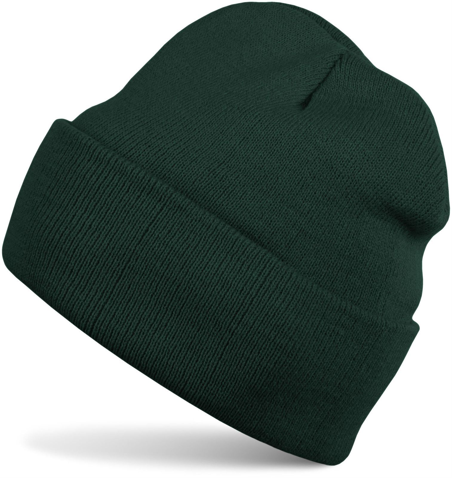 styleBREAKER Strickmütze "Winter Strickmütze mit Krempe" 1 Stk.