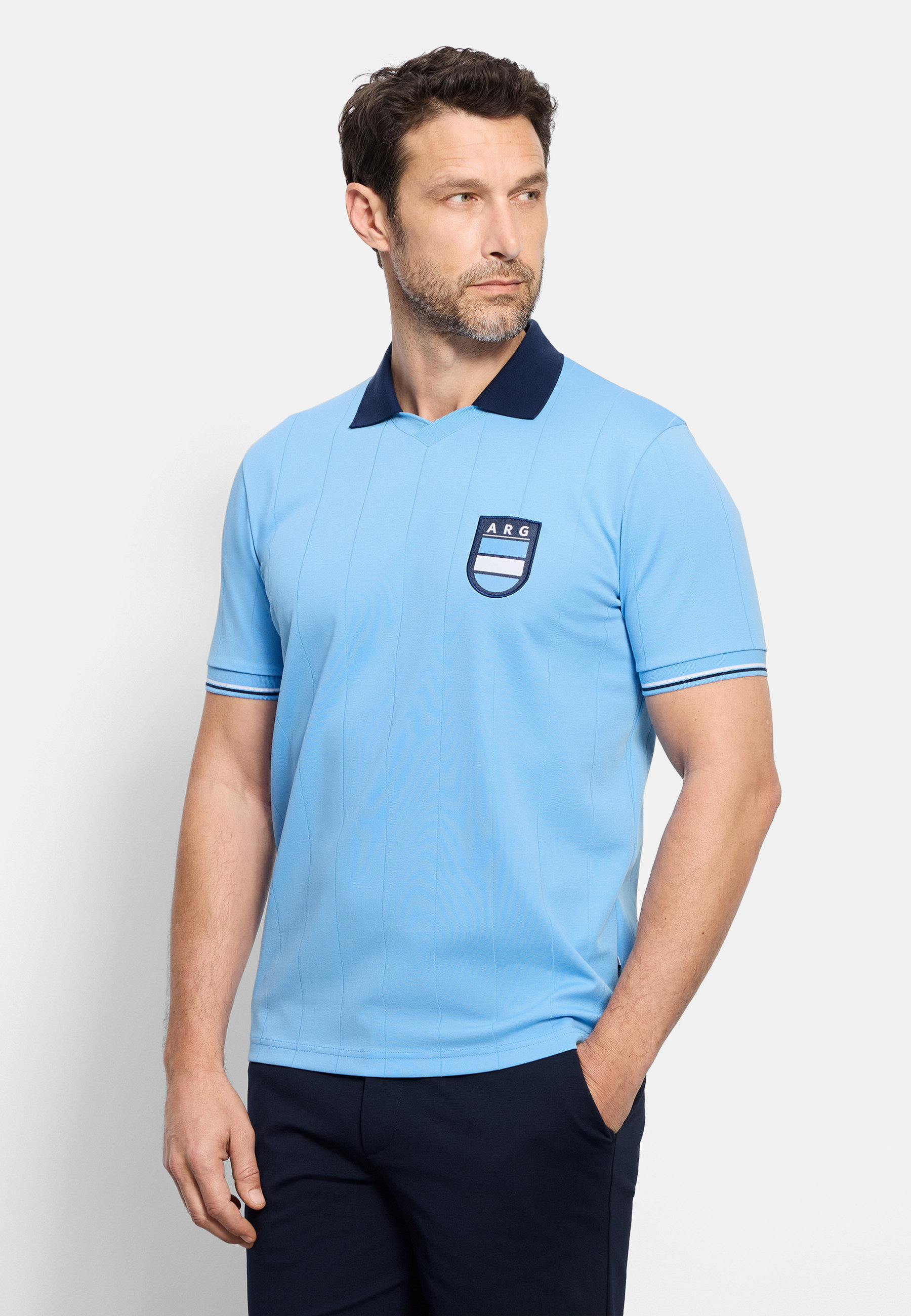 OLYMP Poloshirt "OLYMP Casual Wirk, Polo"