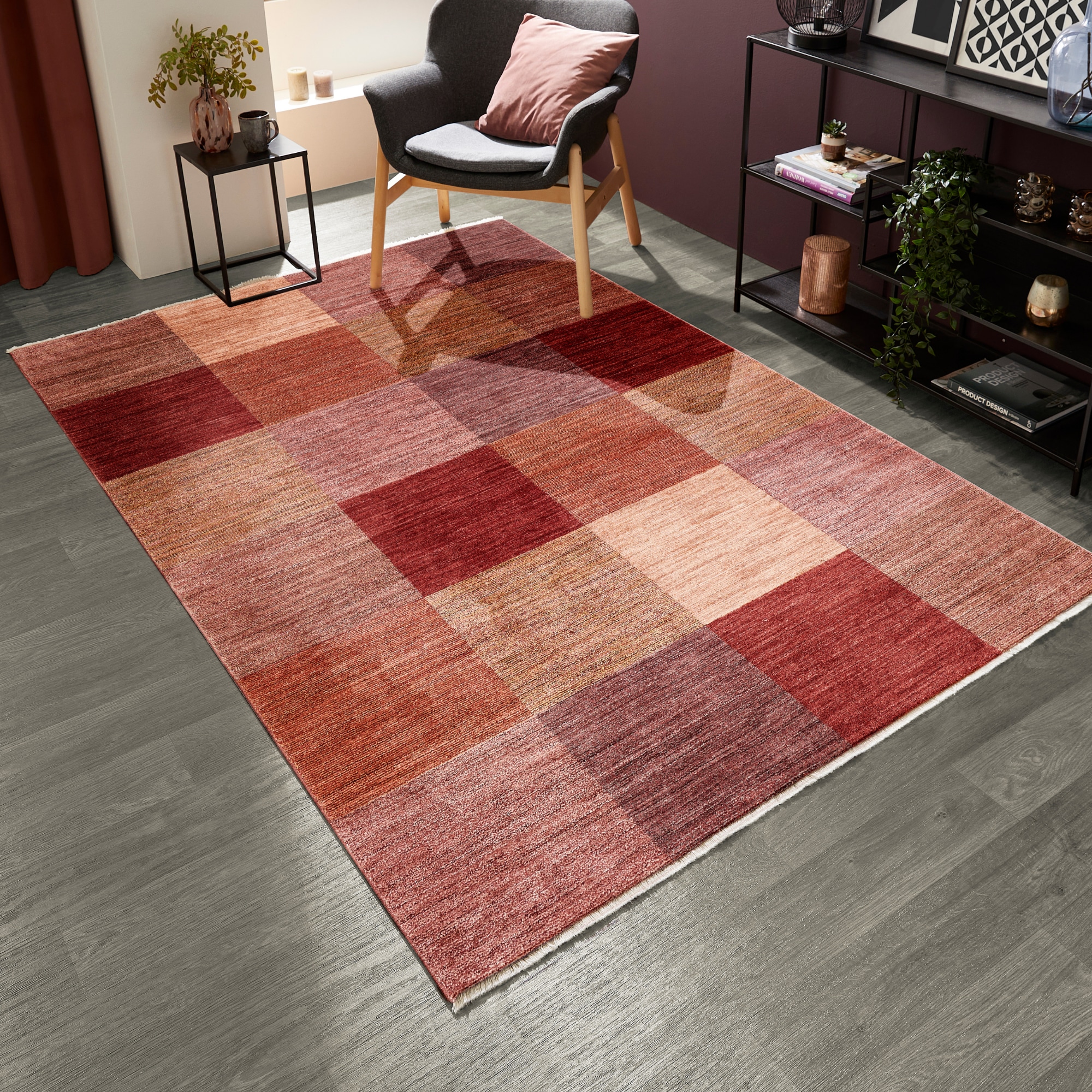 LUXOR living Teppich »Rocco« rechteckig 11 mm Höhe Vintage-Look, verschiedene Designs, mit Fransen, Wohnzimmer