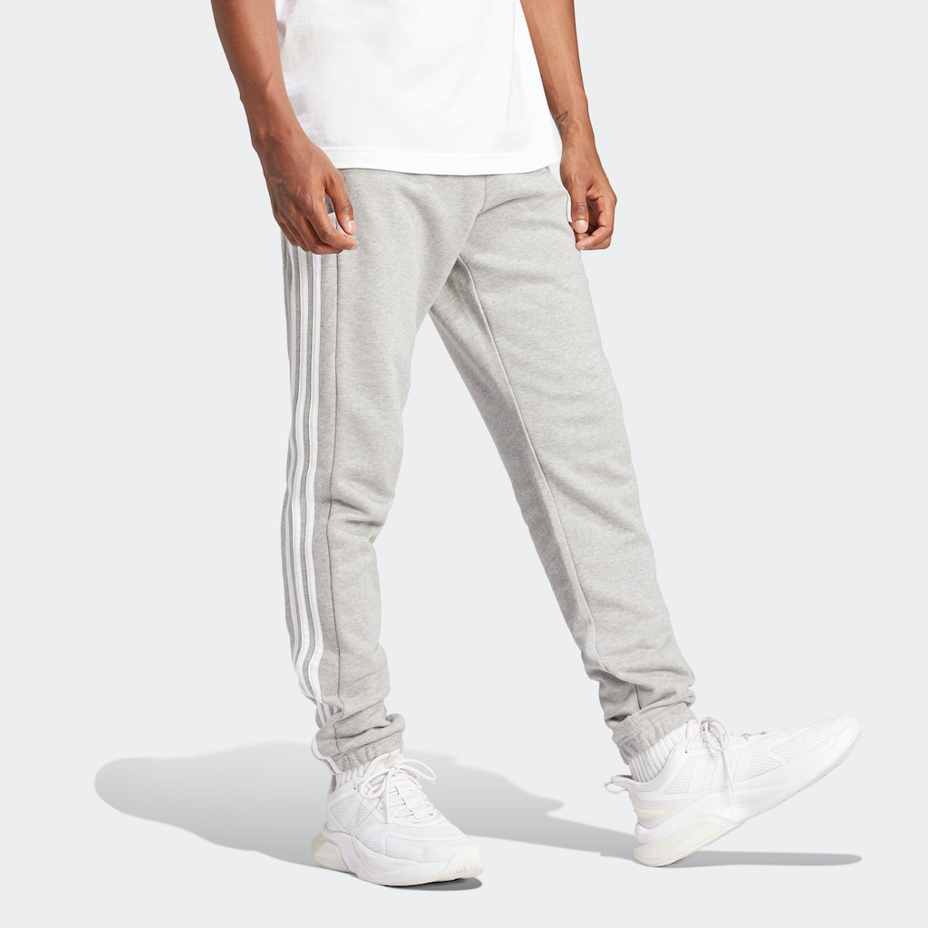 adidas Sportswear Sporthose »ESSENTIALS FRENCH TERRY TAPERED ELASTIC CUFF 3STREIFEN HOSE«, (1 tlg.)