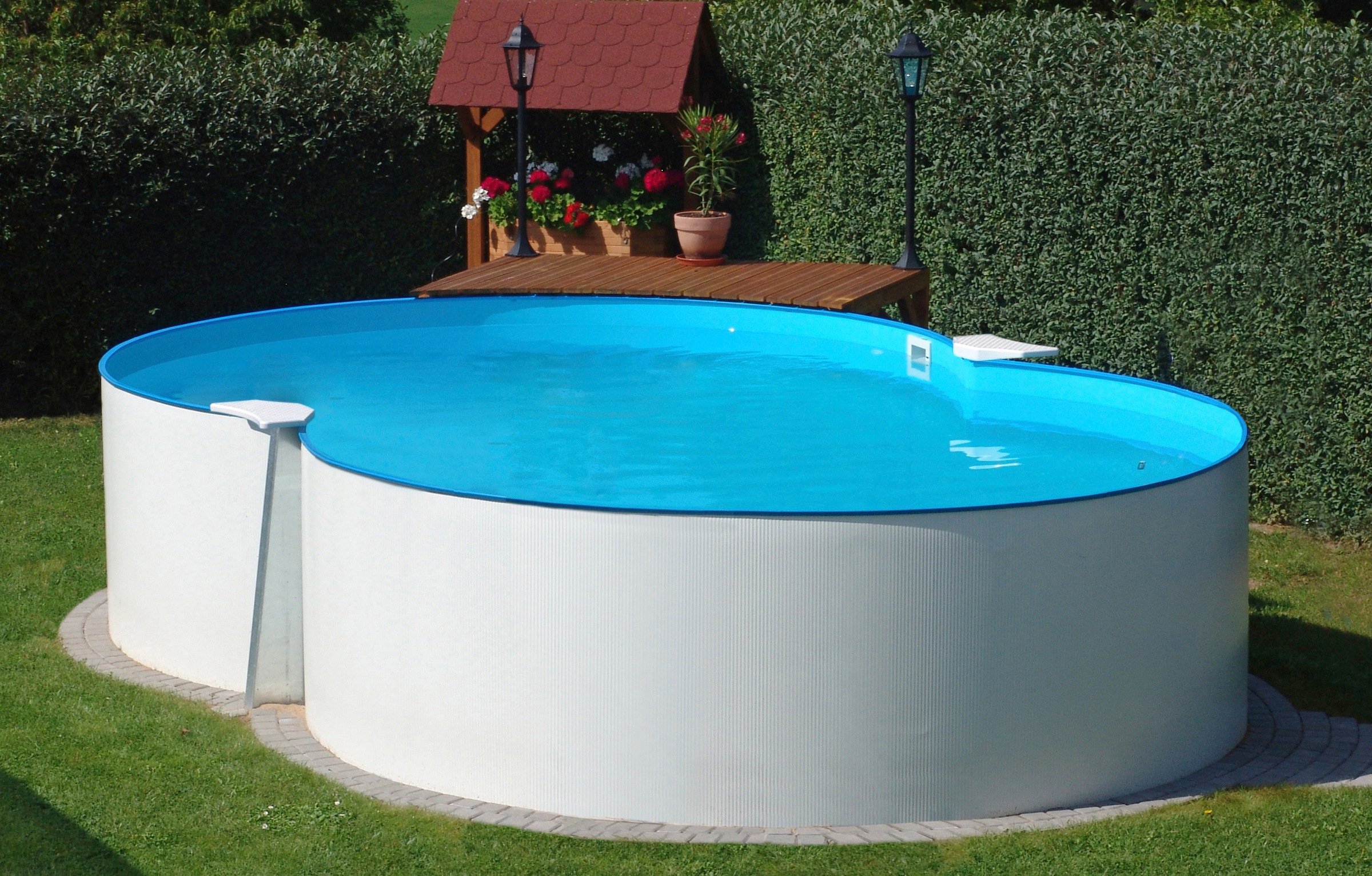 Clear Pool Achtformpool 540x350x120 cm inkl. Solarset günstig online kaufen