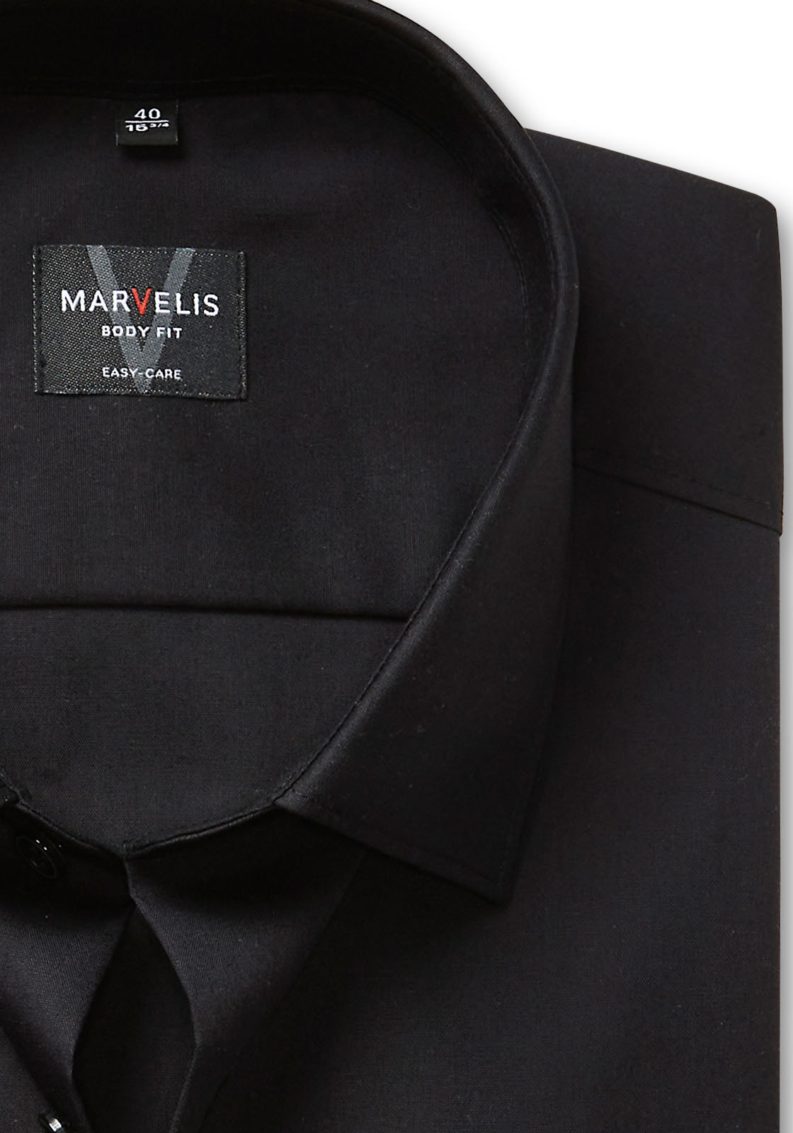 Thumbnail - MARVELIS Langarmhemd, Kentkragen, Businesshemd, körpernah