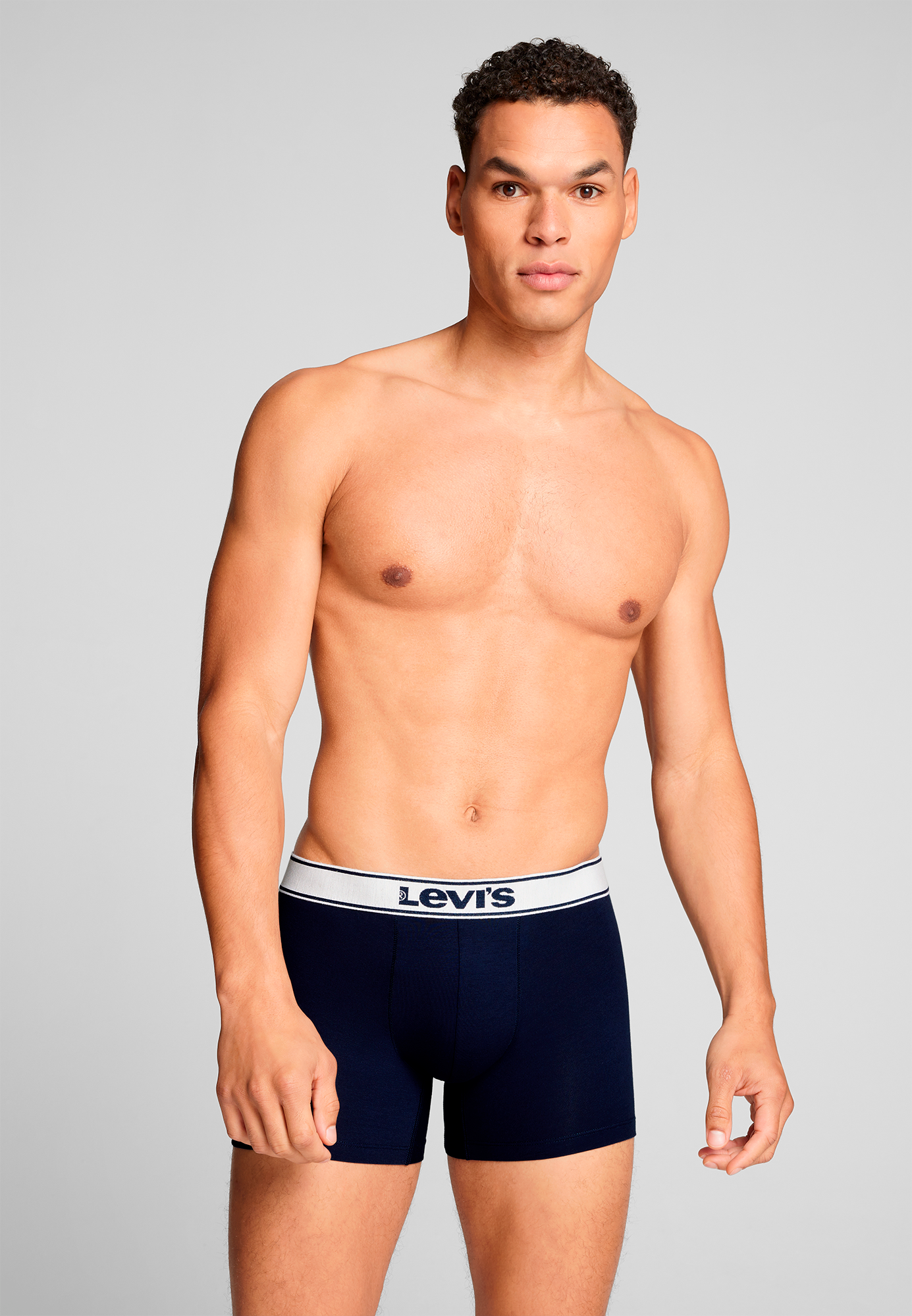 Levis Boxershorts "LEVIS MEN VNTG HTR BOXER BRIEF ORG CO 2P", mit breitem L günstig online kaufen