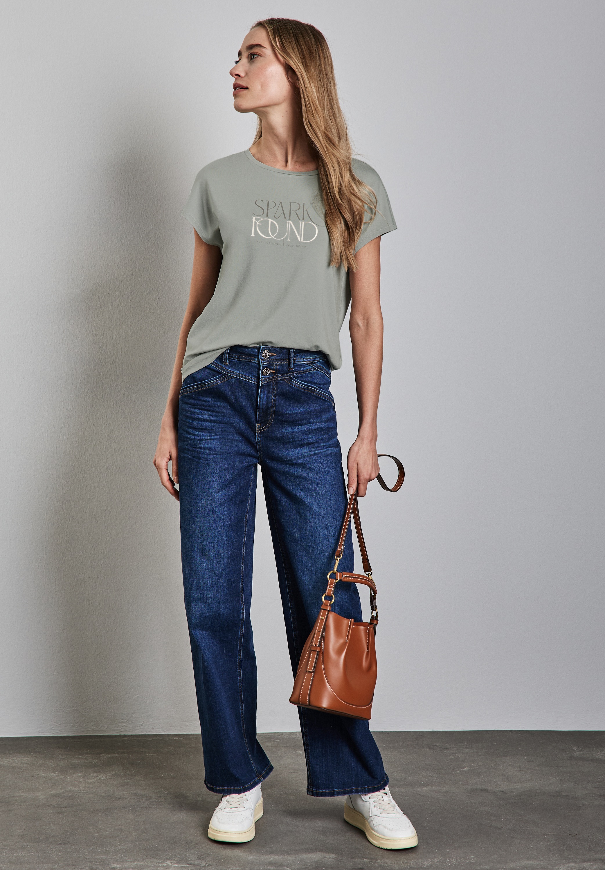 STREET ONE T-Shirt, mit Wording