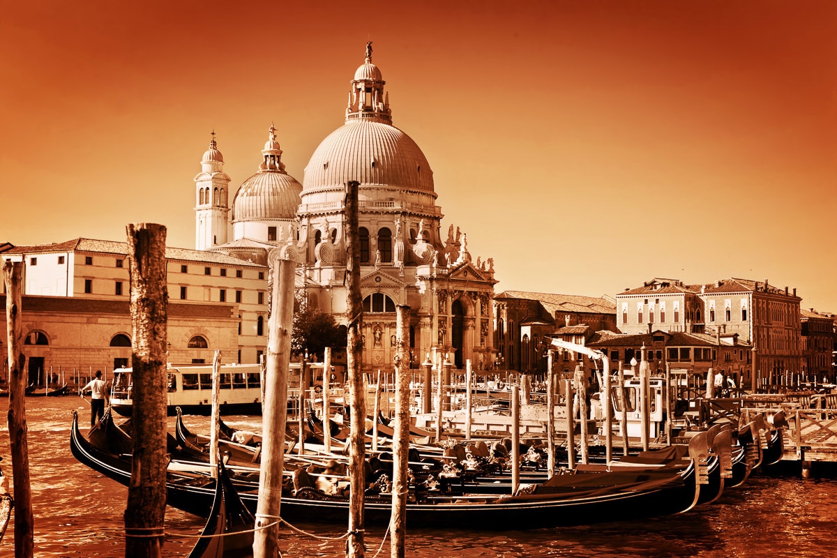 Papermoon Fototapete "Retro Venedig"