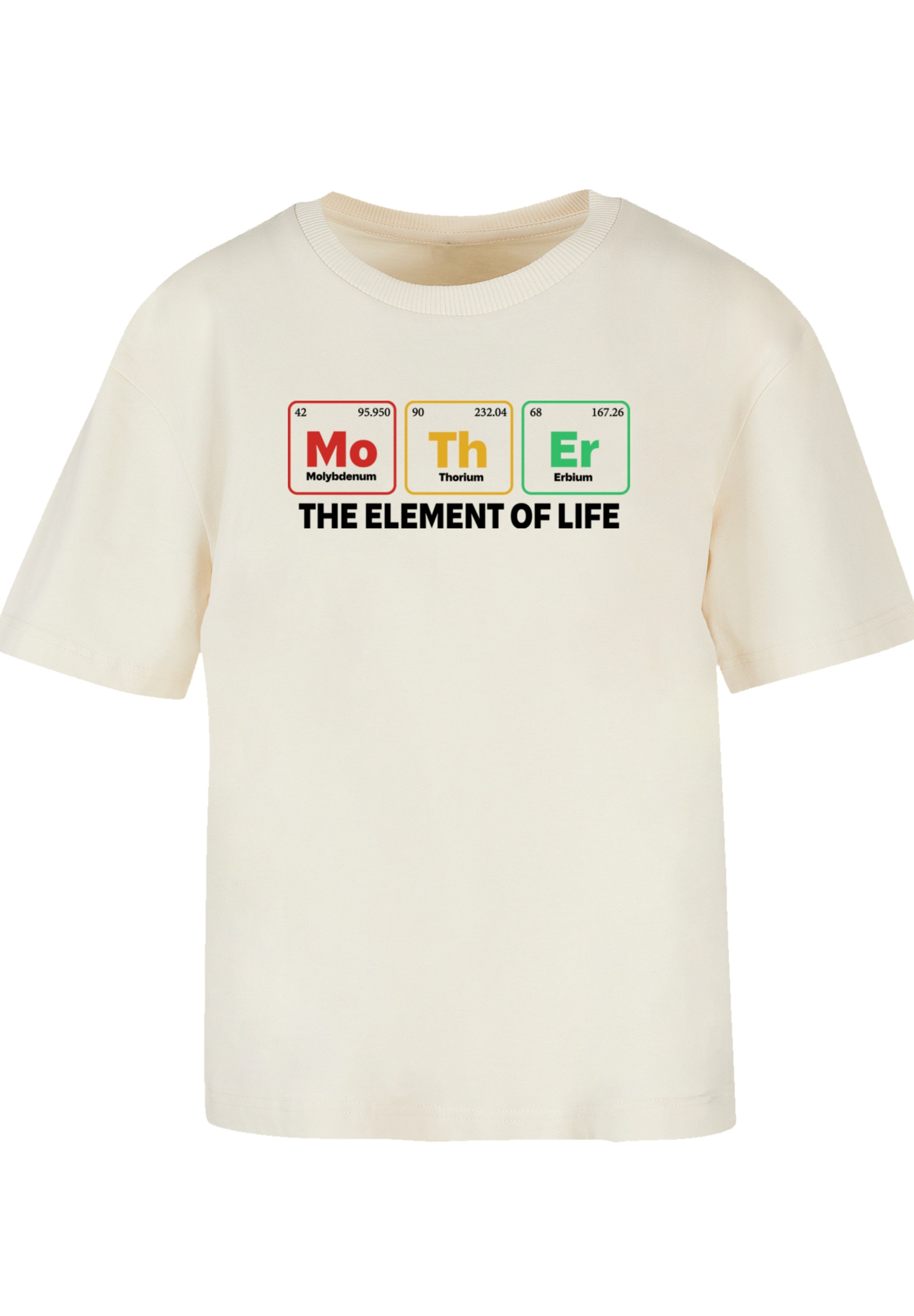 F4NT4STIC T-Shirt "Mothers Day Minimalist Periodic Table Geeky Mom", Premiu günstig online kaufen