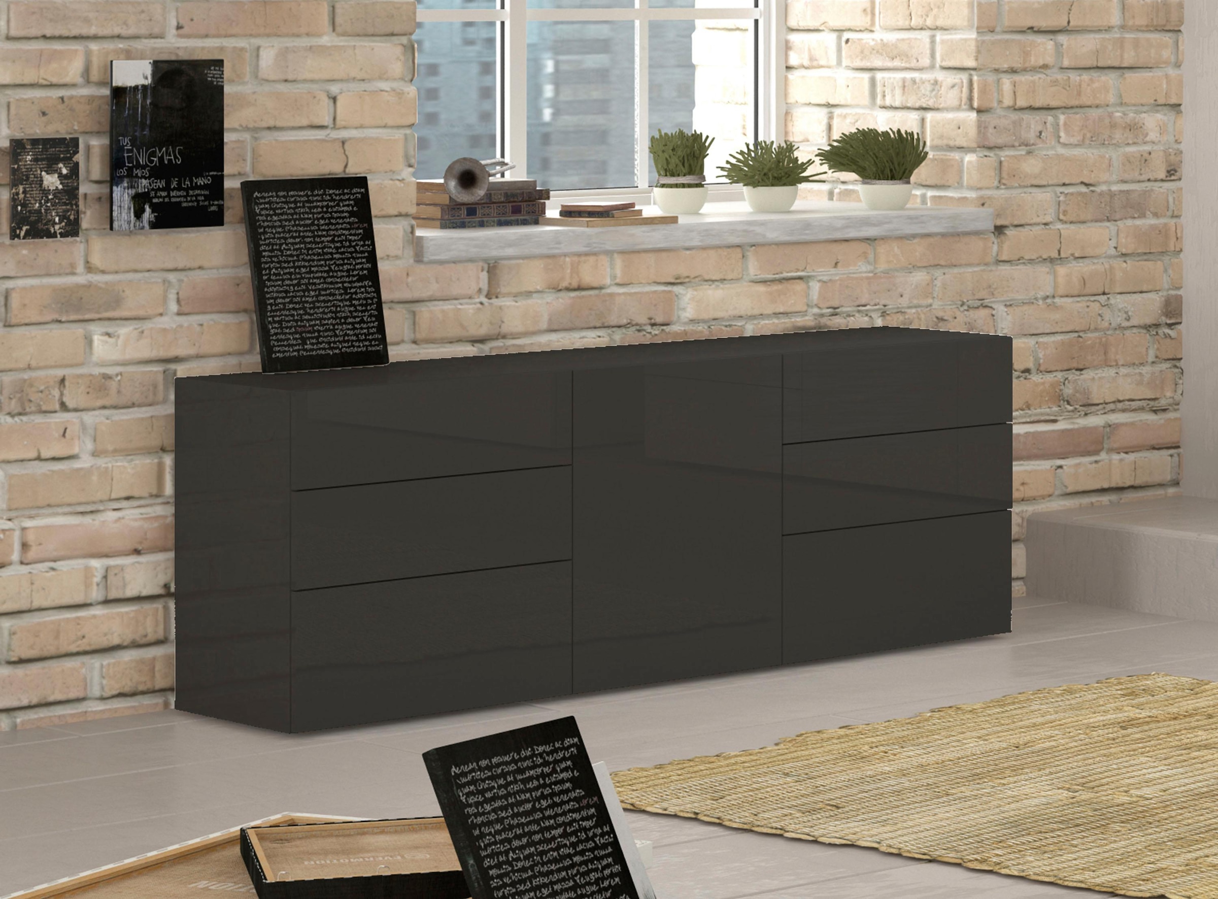 Home affaire Sideboard "Metis" Breite 170 cm günstig online kaufen