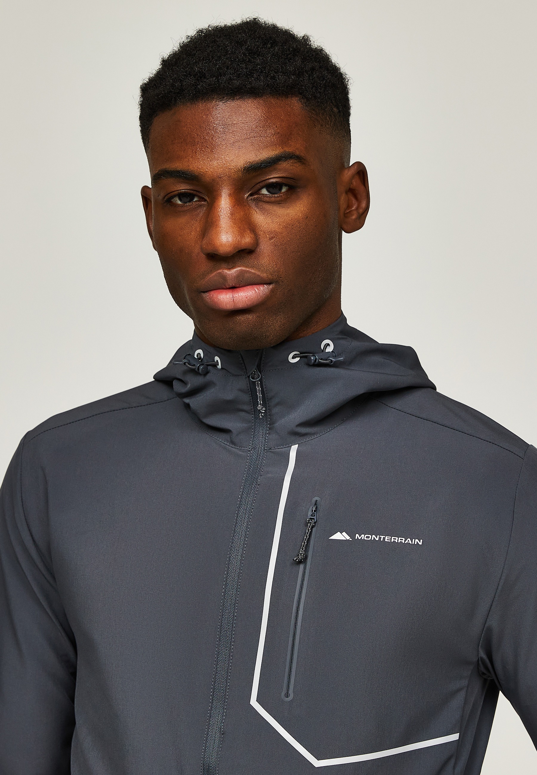 Monterrain Outdoorjacke »Monterrain RAMBLE 3.0 WOVEN HOODY« 1 Stk. tlg. mit Kapuze