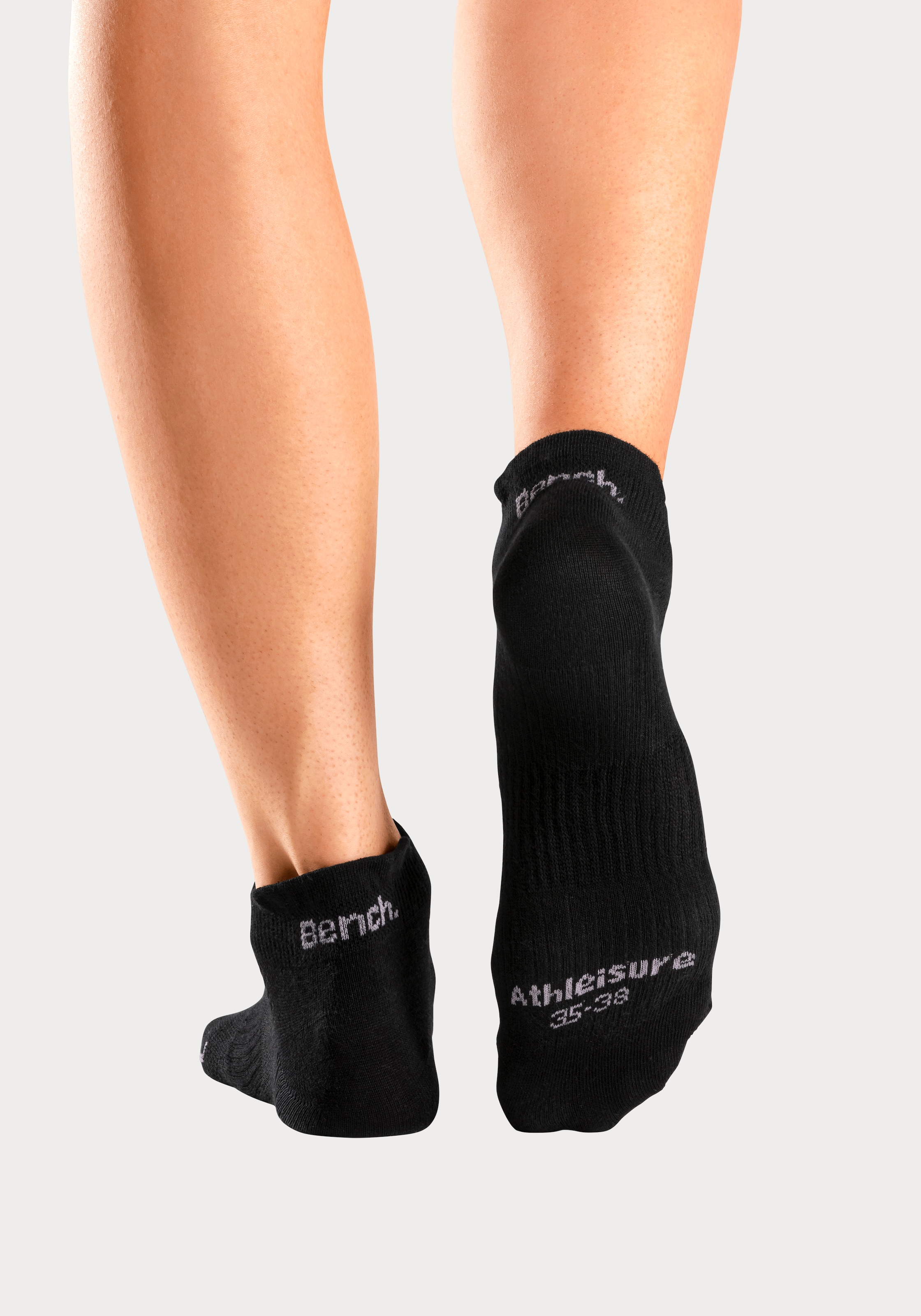 Bench. Sneakersocken, (6 Paar), mit Klima Kanälen unter der Sohle und Pikee-Struktur