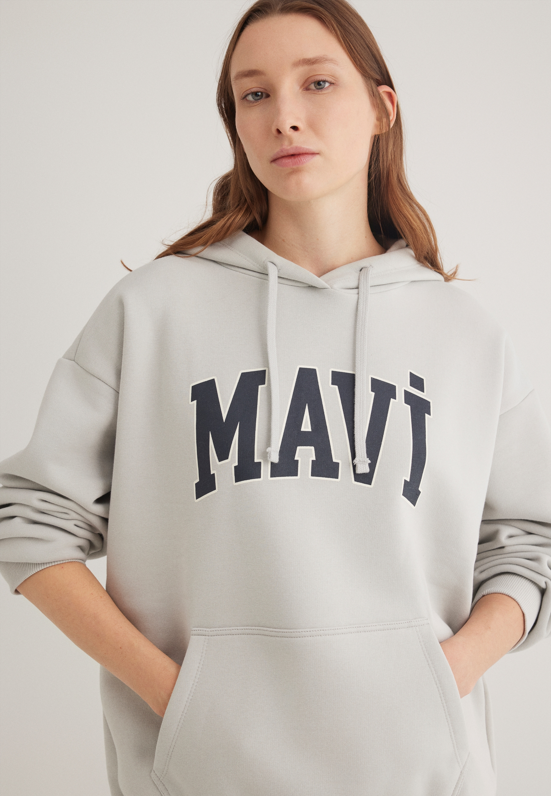 Mavi Megztinis su gobtuvu » LOGO HOODIE« Ho...