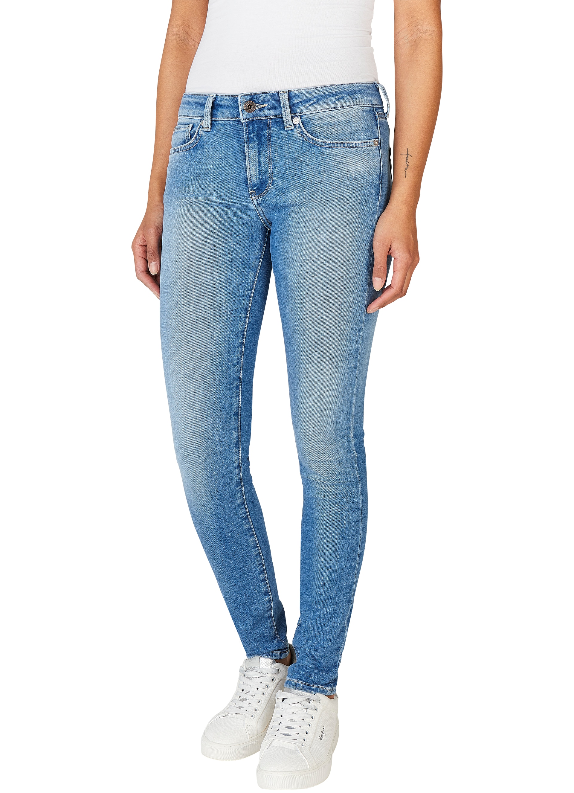 Pepe Jeans Skinny-fit-Jeans "SKINNY JEANS LW", in verschiedenen Waschungen günstig online kaufen