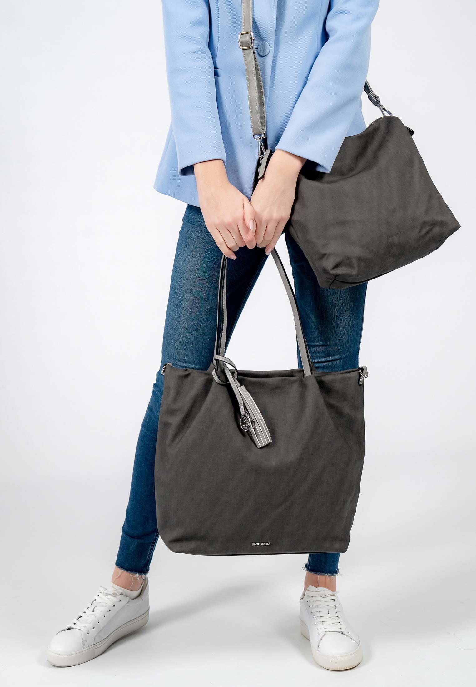 EMILY & NOAH Elke Shopper Grey 3