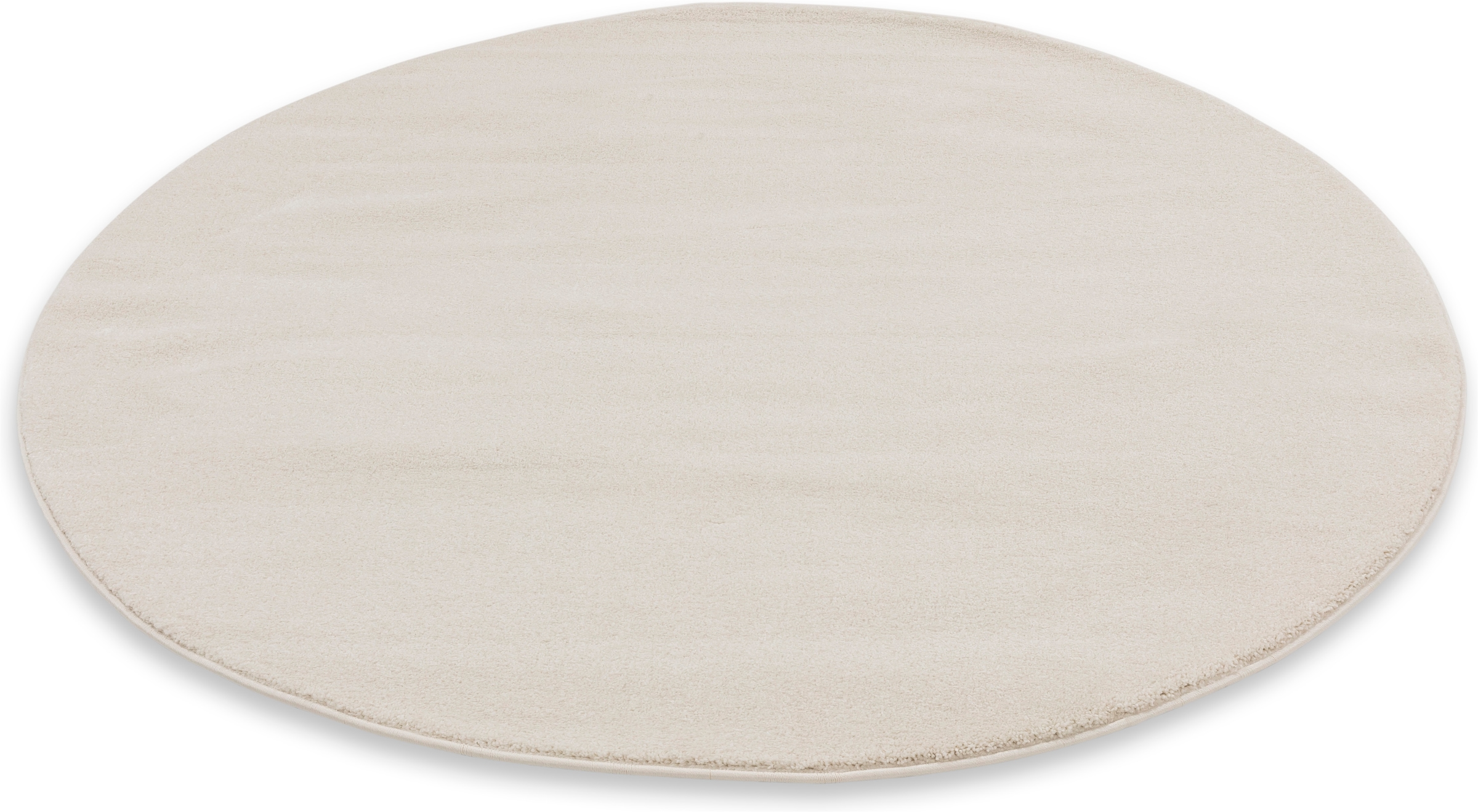 Thumbnail - SCHÖNER WOHNEN-Kollektion Teppich "Pure 190" rund 21 mm Höhe Wohnzimmer, Schlafzimmer, uni, leichter Glanz, robuster Kur...