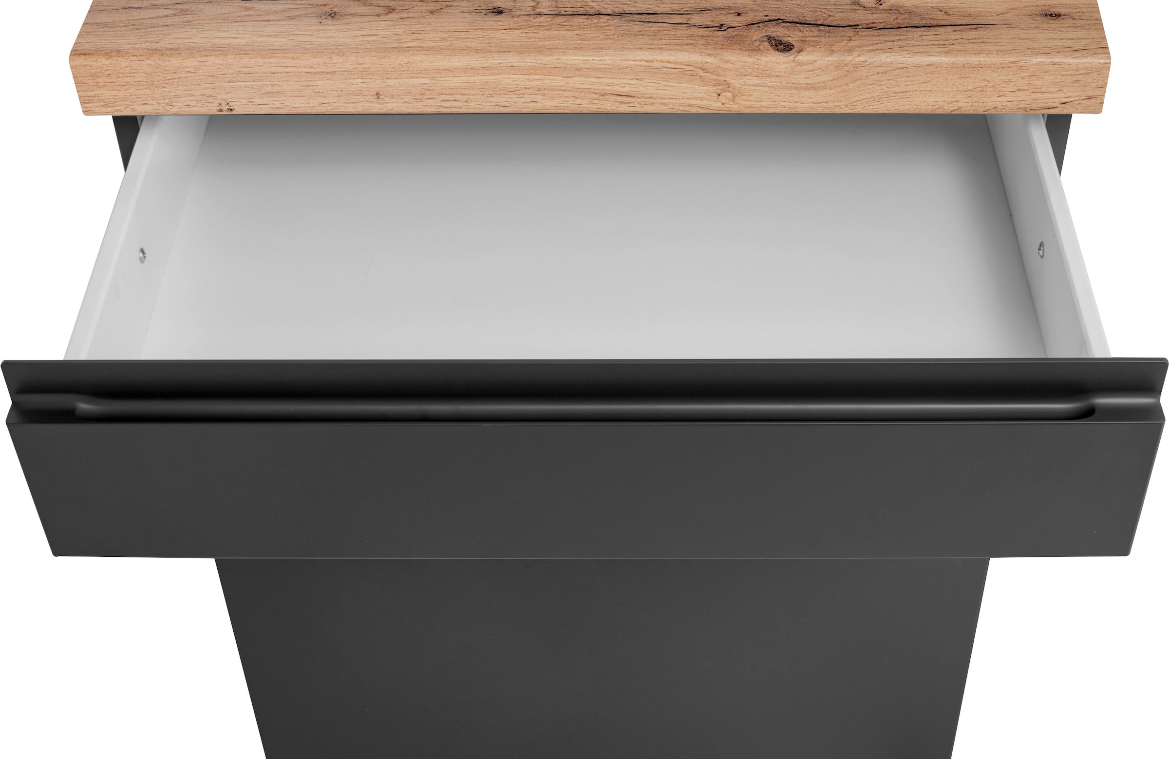 KOCHSTATION Unterschrank »KS-Bruneck« >>Bruneck<< 120 cm breit, für viel Stauraum, hochwertige MDF-Fronten