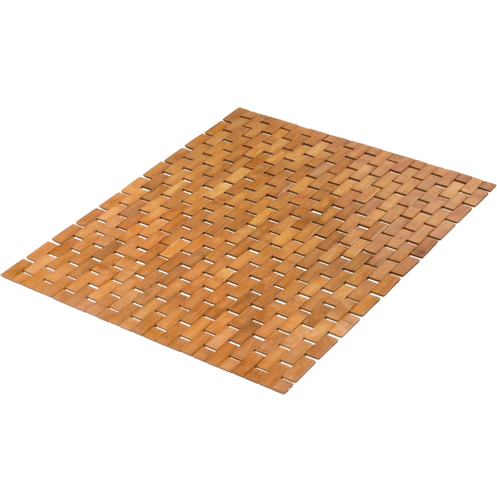 Kleine Wolke Badematte »Palito«, Höhe 5 mm, rutschhemmend beschichtet, Holzmatte, 100% Bambus, 50x70 cm
