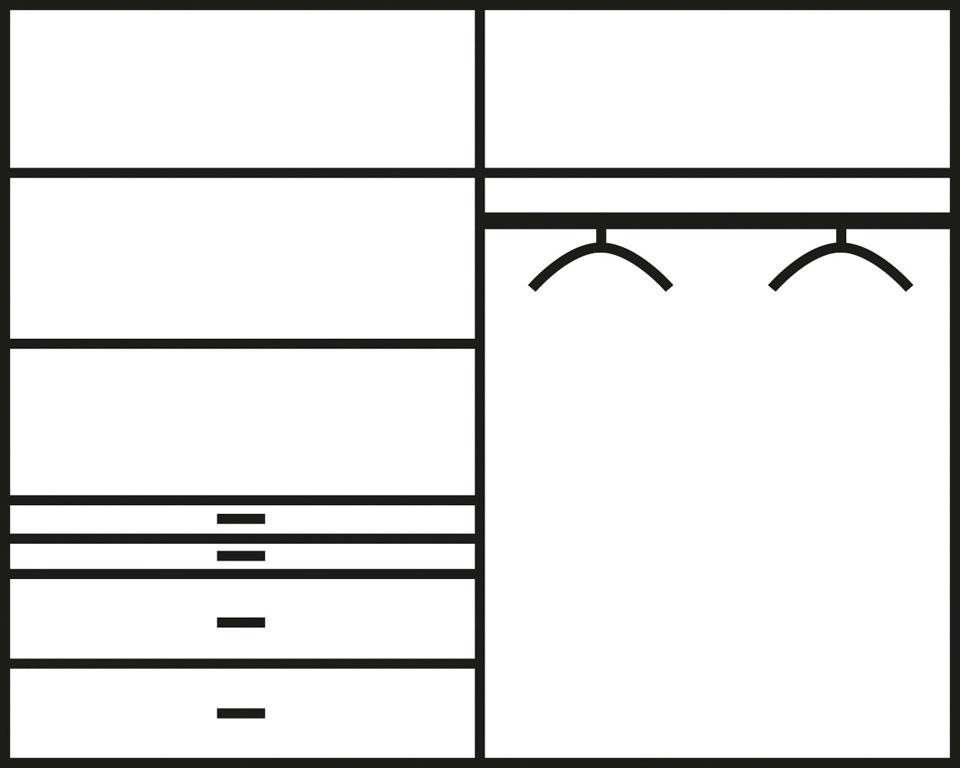 Thumbnail - rauch Kleiderschrank "Harburg Drehtürenschrank Schlafzimmerschrank mit viel Stauraum" Bestseller Schrank Garderobe im Sc...