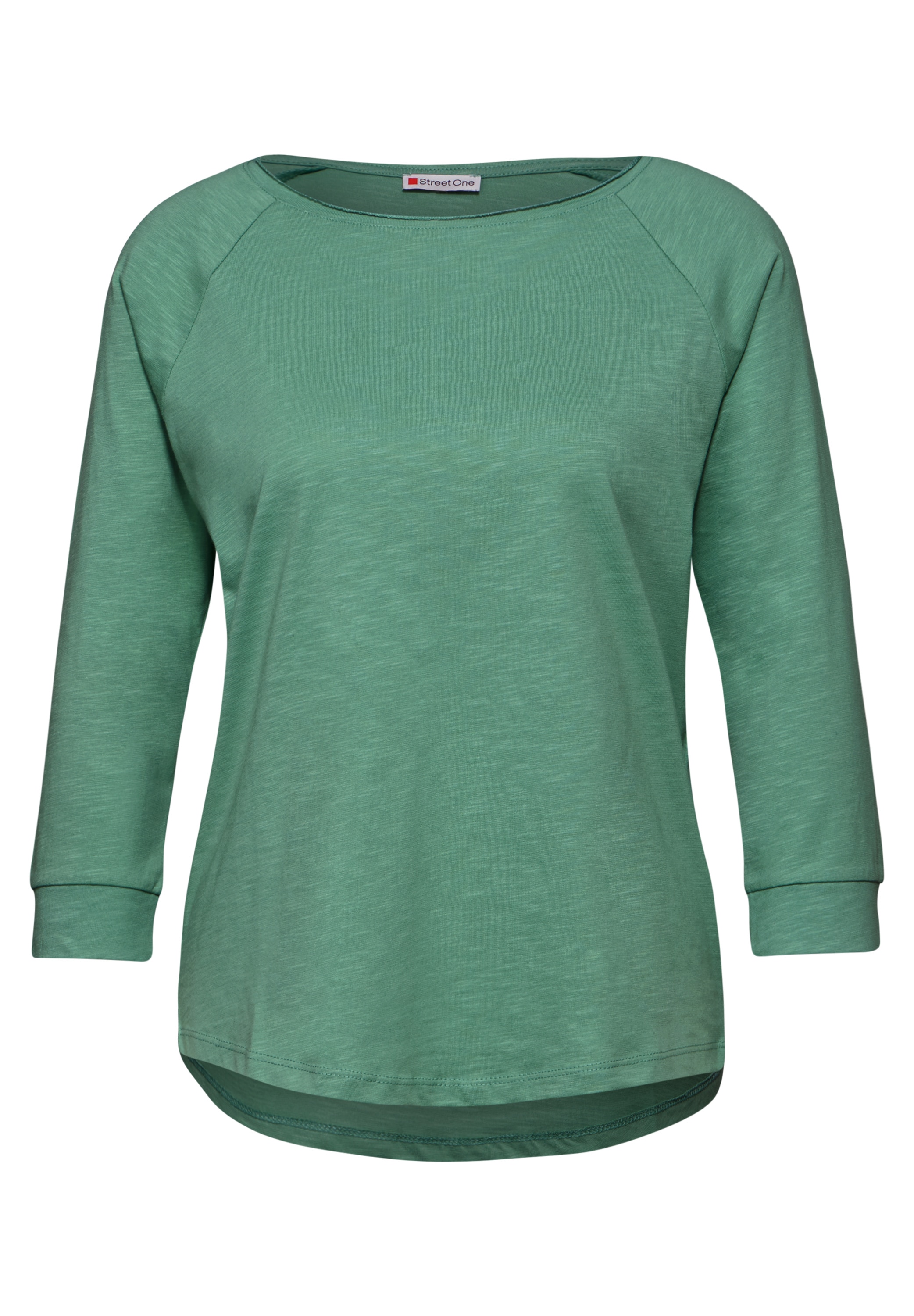 STREET ONE 3/4-Arm-Shirt, aus reiner Baumwolle