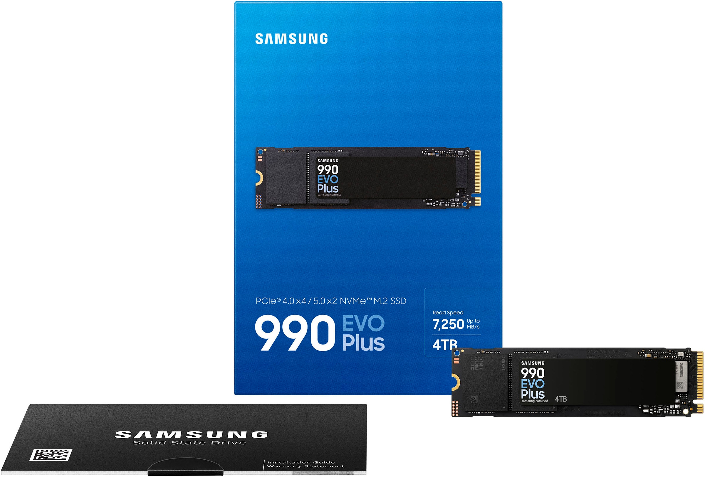 Samsung interne SSD »NVMe2.0 SSD 990 EvoPlus«, Anschluss PCI Express 4.0