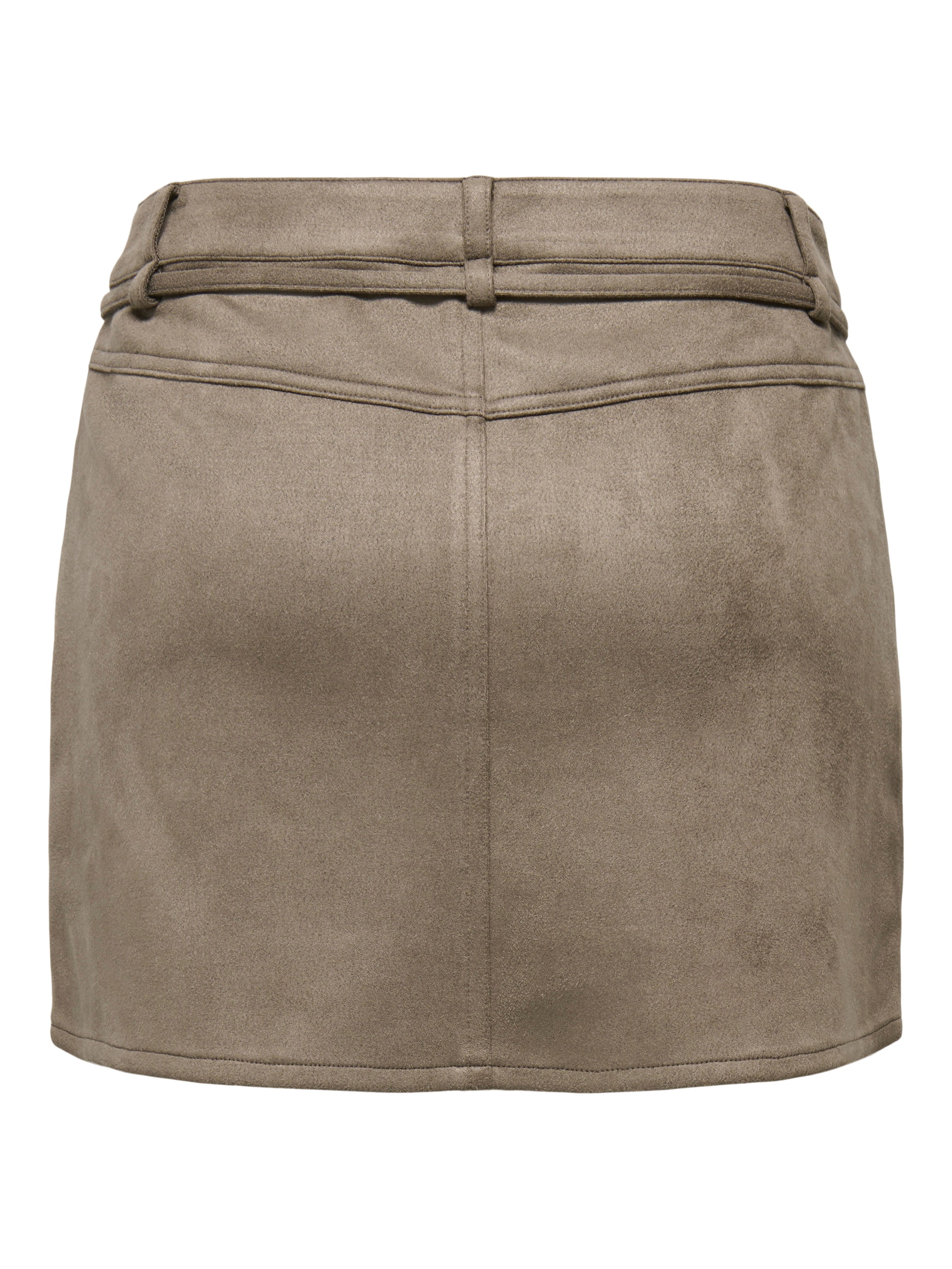 ONLY Minirock »ONLMIRA HW FAUX SUEDE BELT SKIRT CC PNT« Materialmix, Wildlederimitat mit Stretch