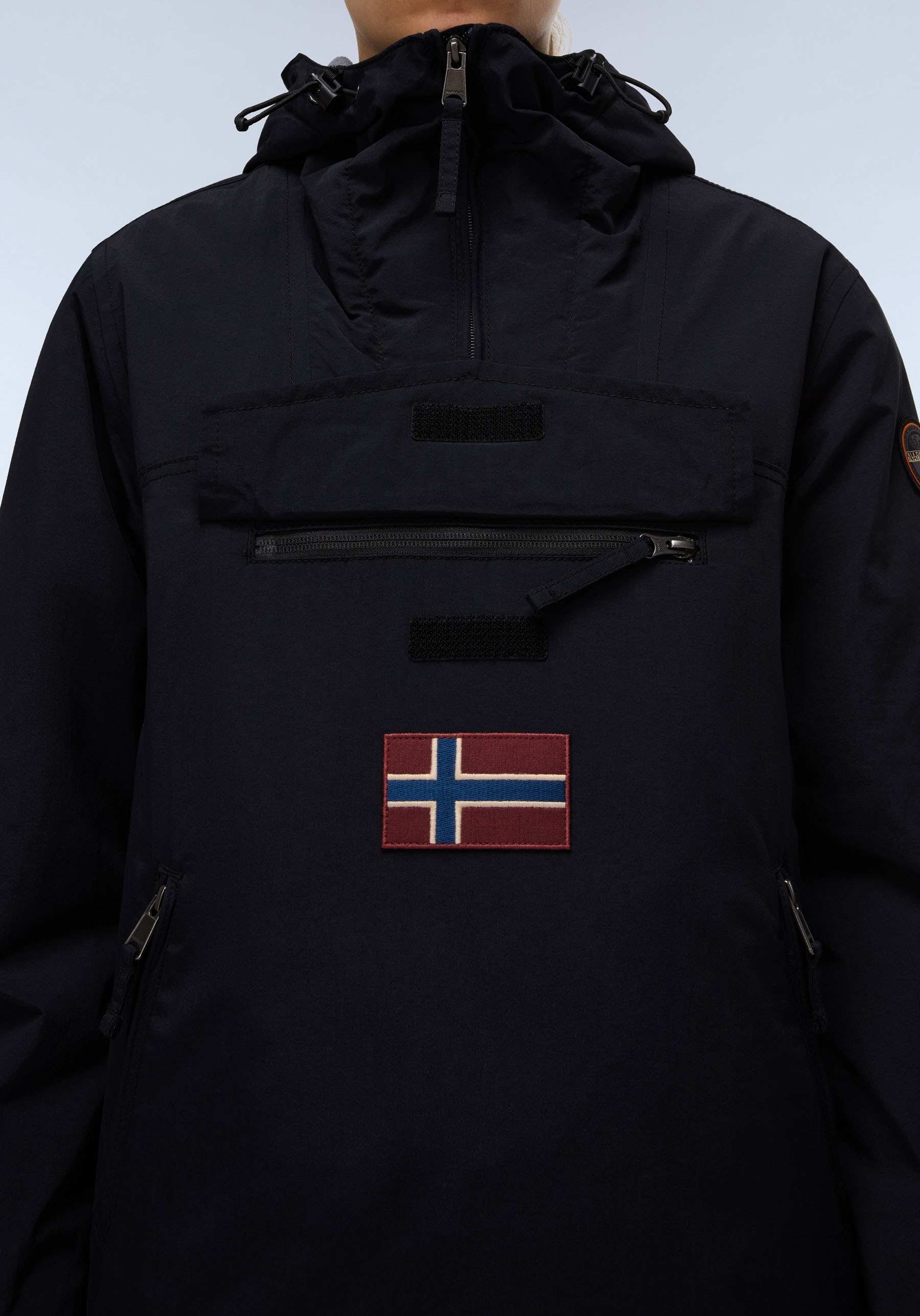 Napapijri Funktionsjacke »RAINFOREST«, mit Kapuze, Regular fit mit Kapuze und Kängurutasche