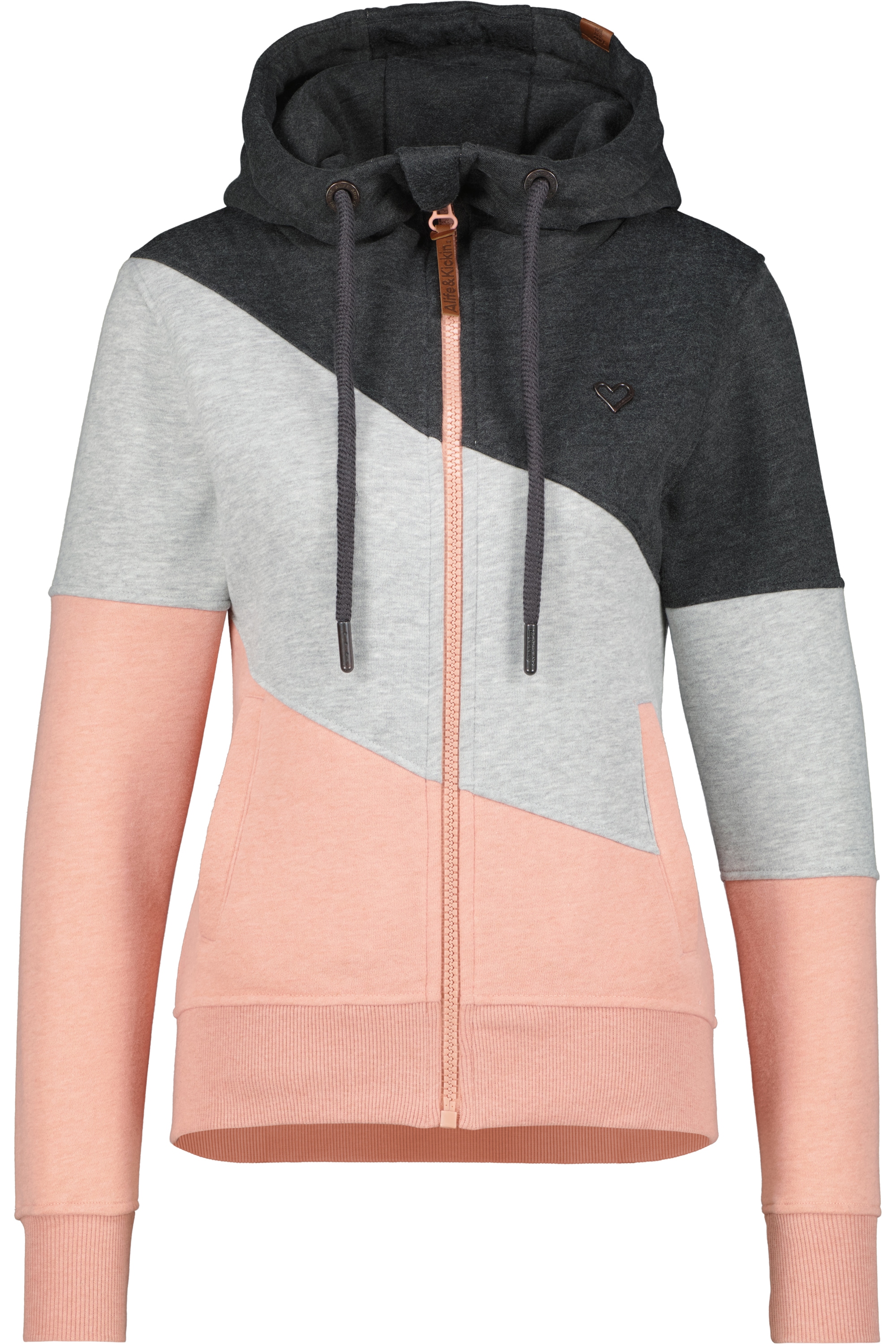 Alife & Kickin Kapuzensweatjacke "Damen SteffiAK A Kapuzensweatjacke, Sweatjacke"