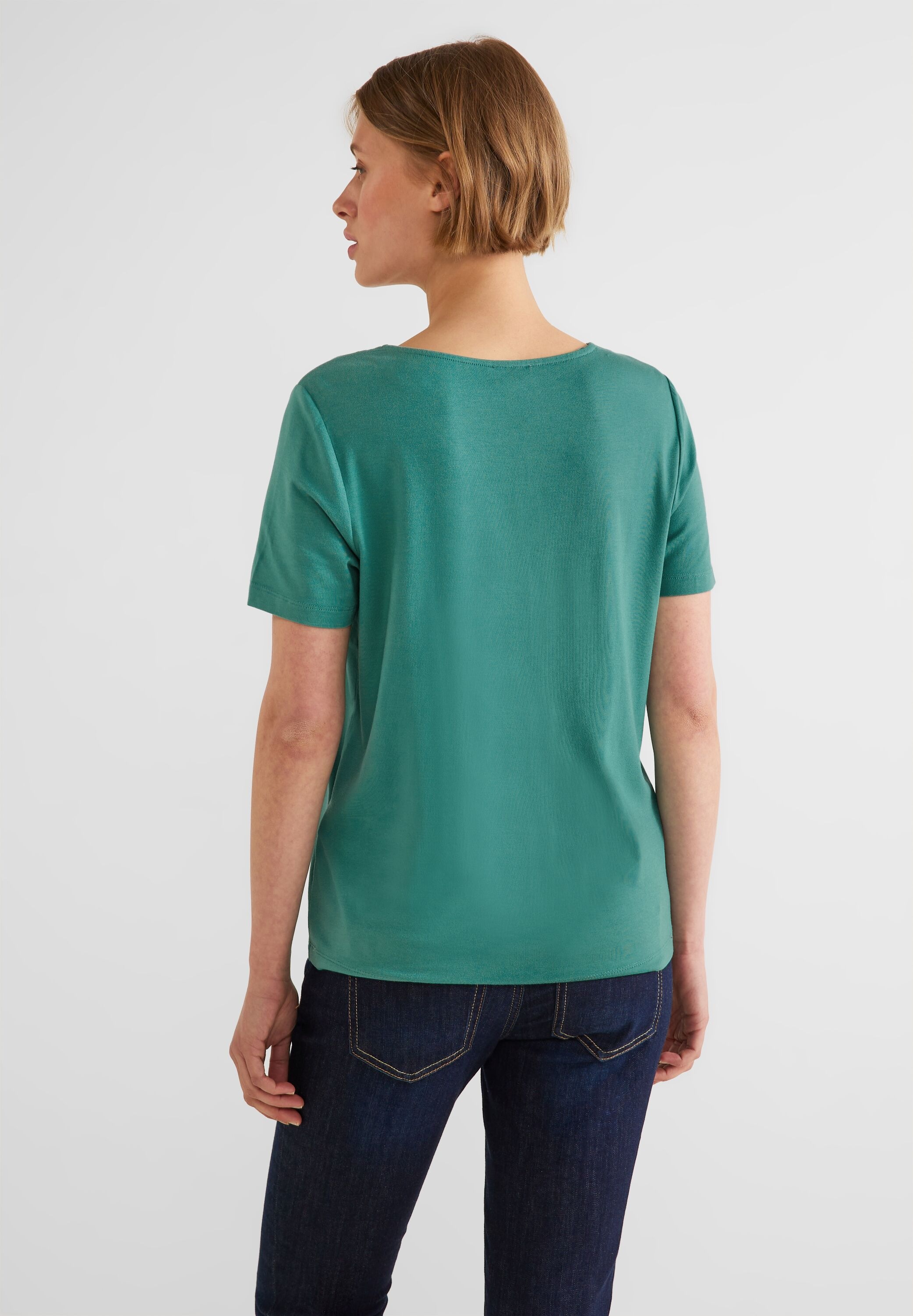 STREET ONE T-Shirt, in Unifarbe
