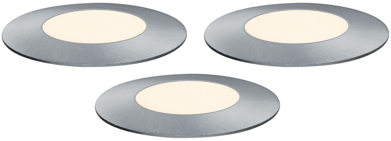Paulmann LED Einbauleuchte »Plug & Shine«, 3 flammig, Leuchtmittel LED-Modul | LED fest integriert, LED-Modul, Deckenleuchte Stoff, Textil, Ø32cm, Wohnzimmerlampe