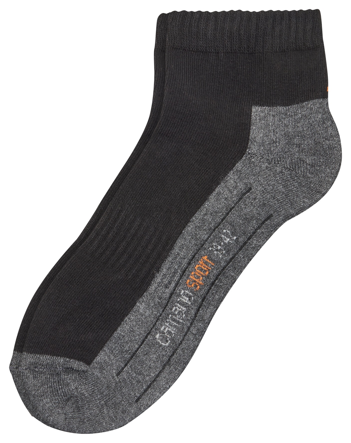 Camano Sportsocken »function«, (4 Paar), mit entlastender Halbplüschsohle