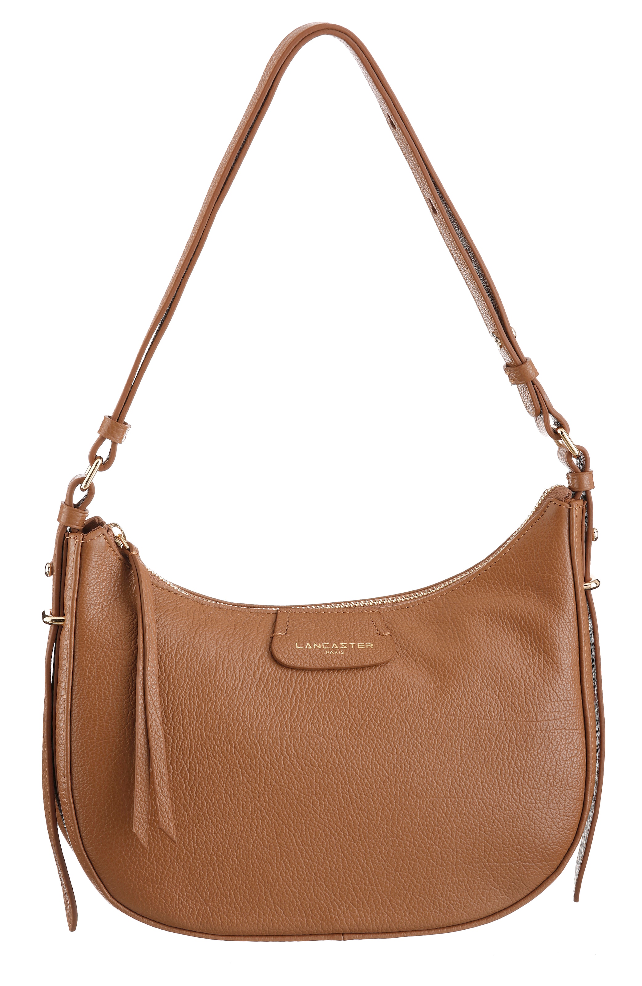 LANCASTER Schultertasche "Hobo bag Dune", mit goldfarbenen Details