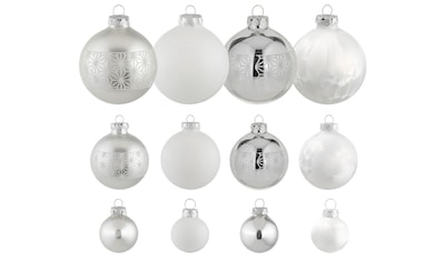 Thüringer Glasdesign Weihnachtsbaumkugel »Eisprinzessin«, (Set, 30 St.), mundgeblasen kaufen